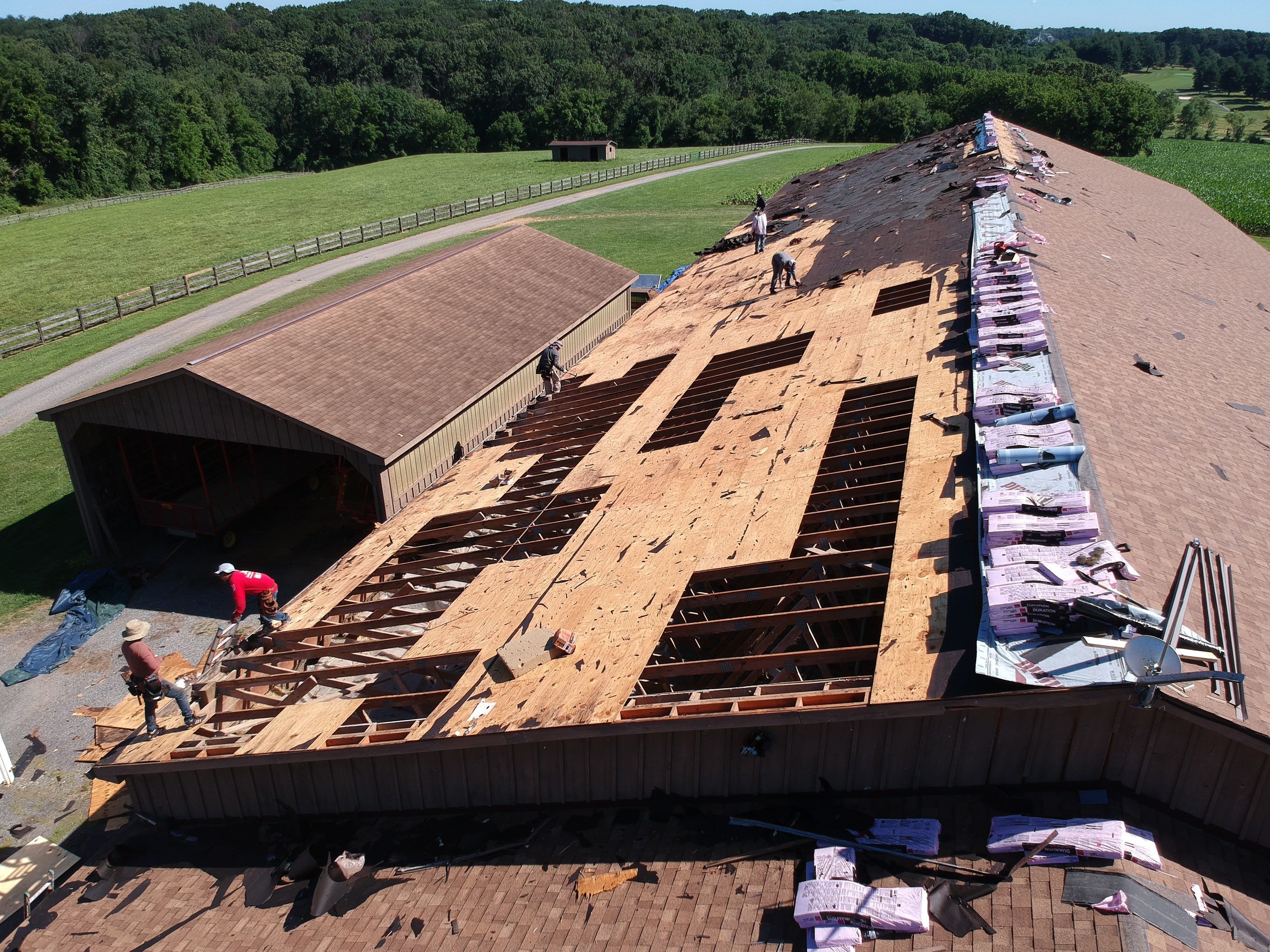 Roof Replacement in Upperco, MD • Private Farm by Seipp Roofing, LLC