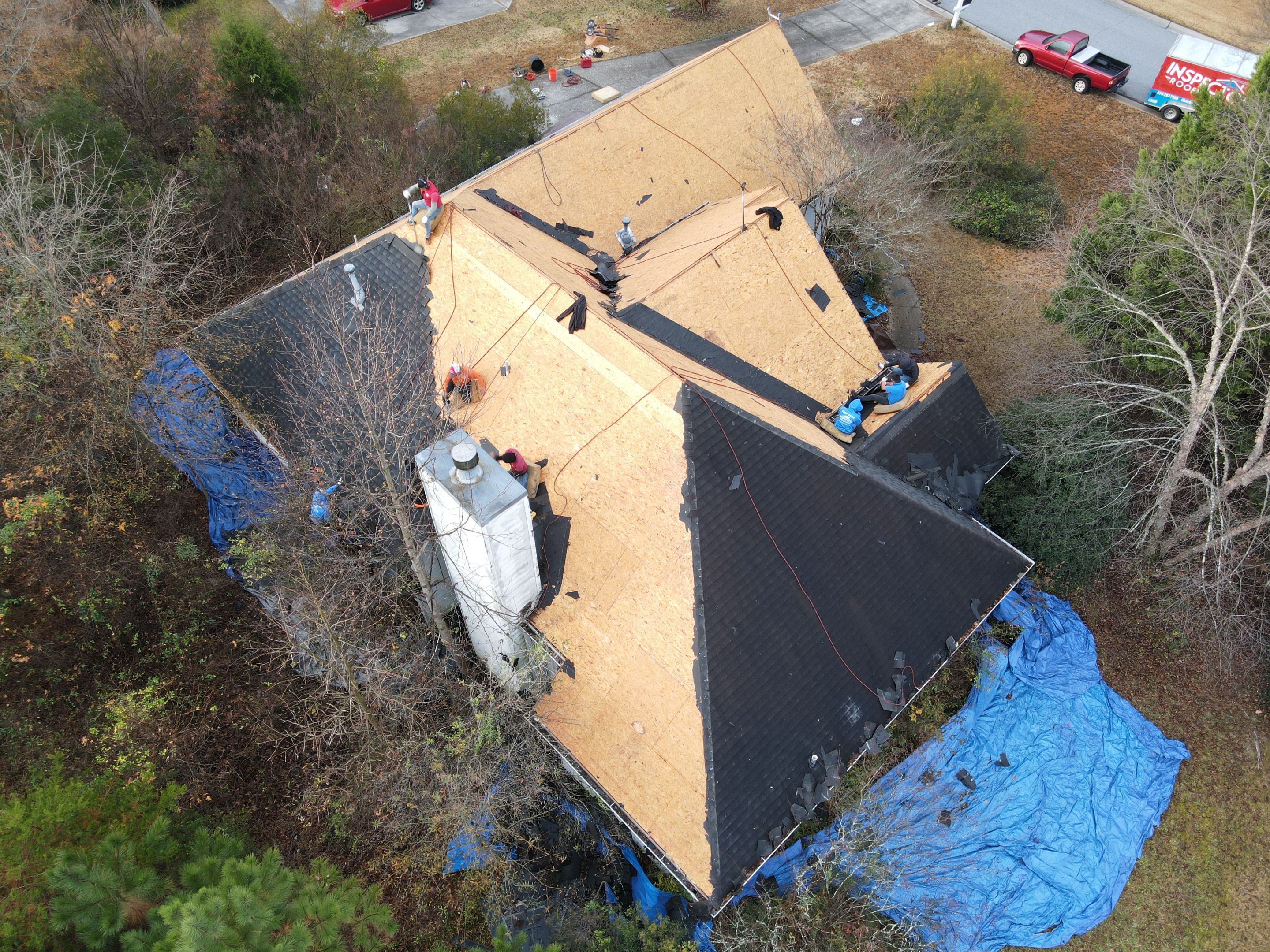 Residential Roofing Installation using Owens Corning by Inspector Roofing and Restoration