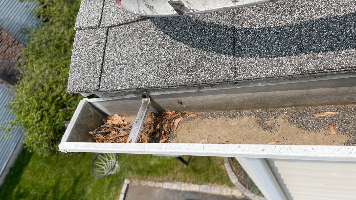 Gutter Cleaning Chimney top repair by A Plus Exterior