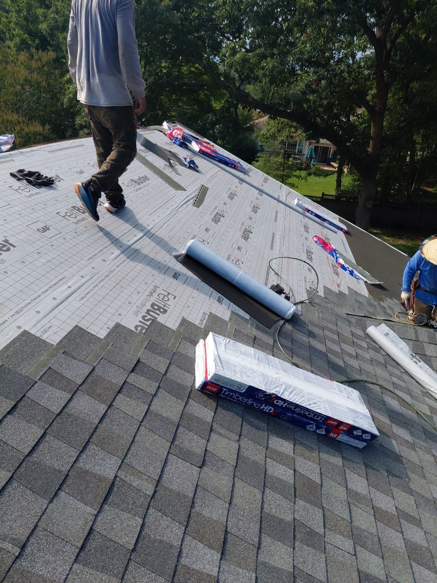 Alexandria: Residential Roof Replacement with GAF Timberline HDZ in Nantucket Morning by RM Banning, Inc.