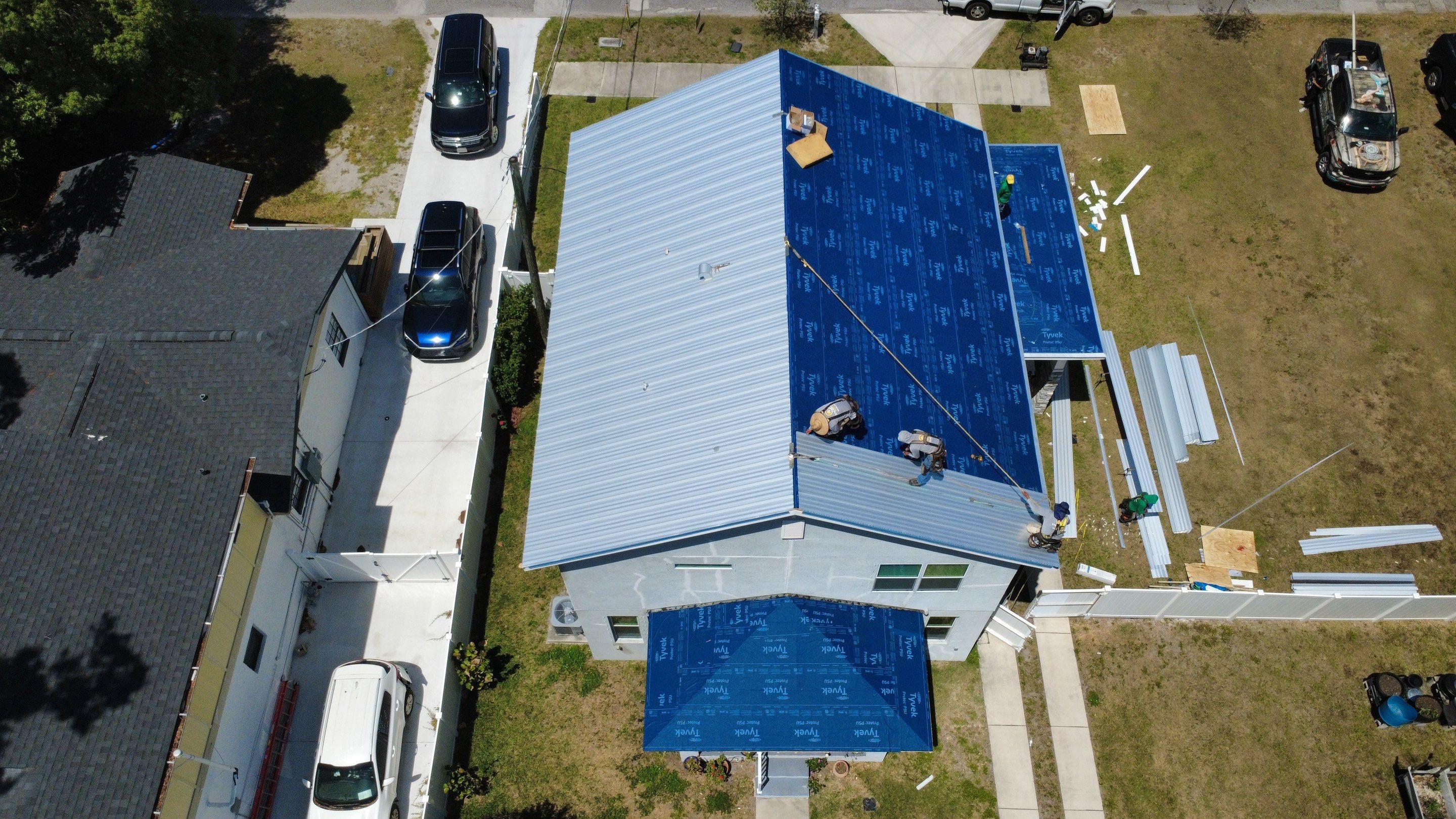 Standing Seam Metal Roof Replacement for Tampa Residence by Steadfast Roofing