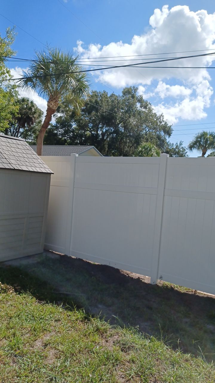 Venice, FL 6ft. Tall White Vinyl Privacy Fence  by Asap fence and gates, LLC