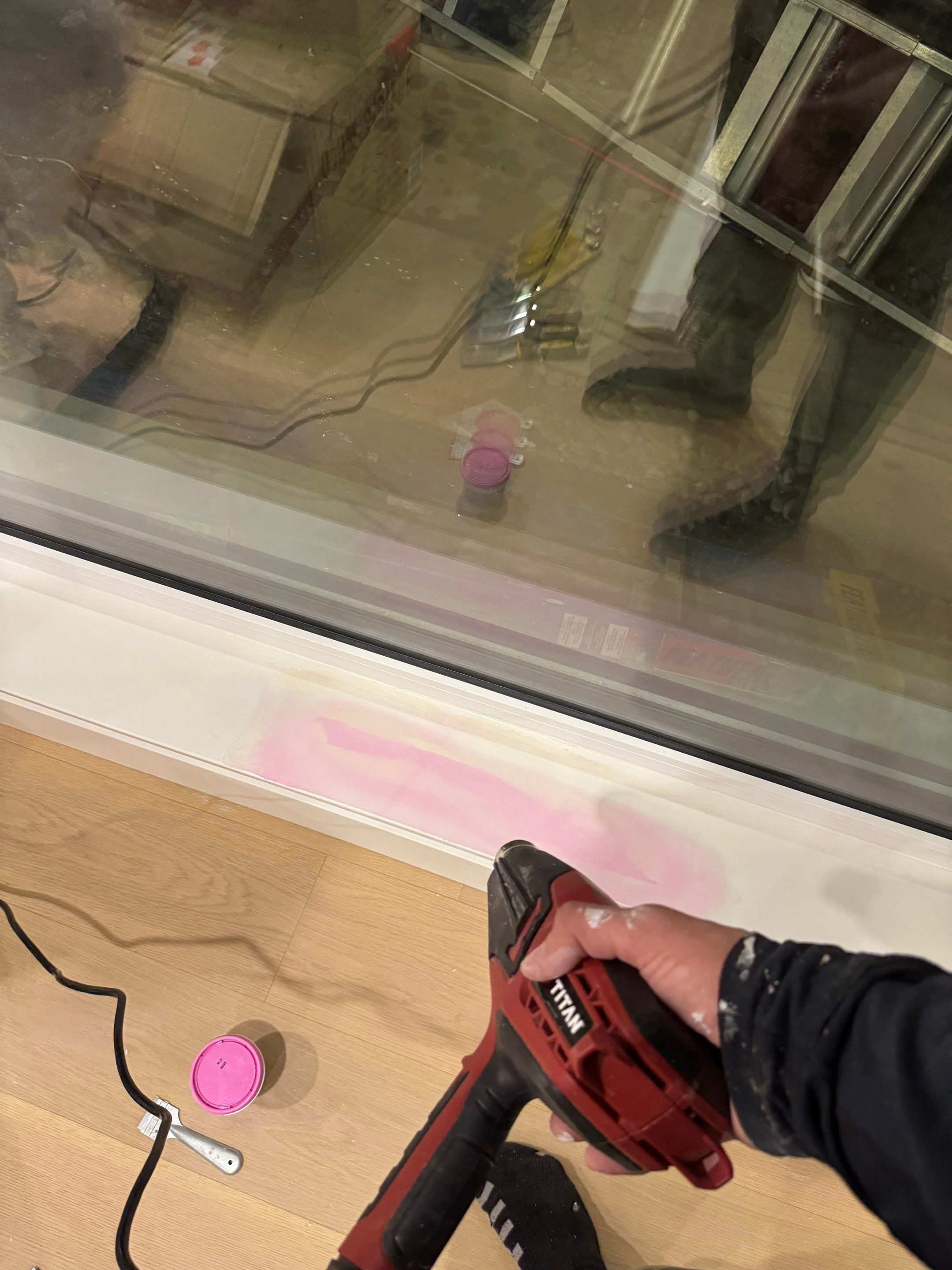 West Vancouver Custom Millwork: Heat Pump Trim & Window Finishing by YVR Construction Group