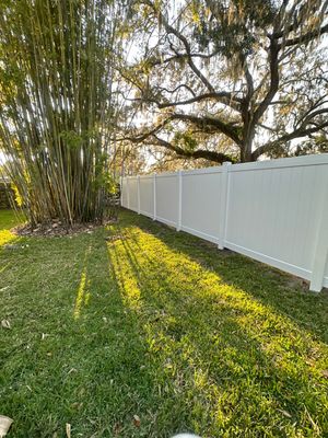 Vinyl Fence Installation using Vinyl Privacy Fence