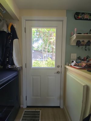 17 windows, 2 Entry doors and 1 Storm door