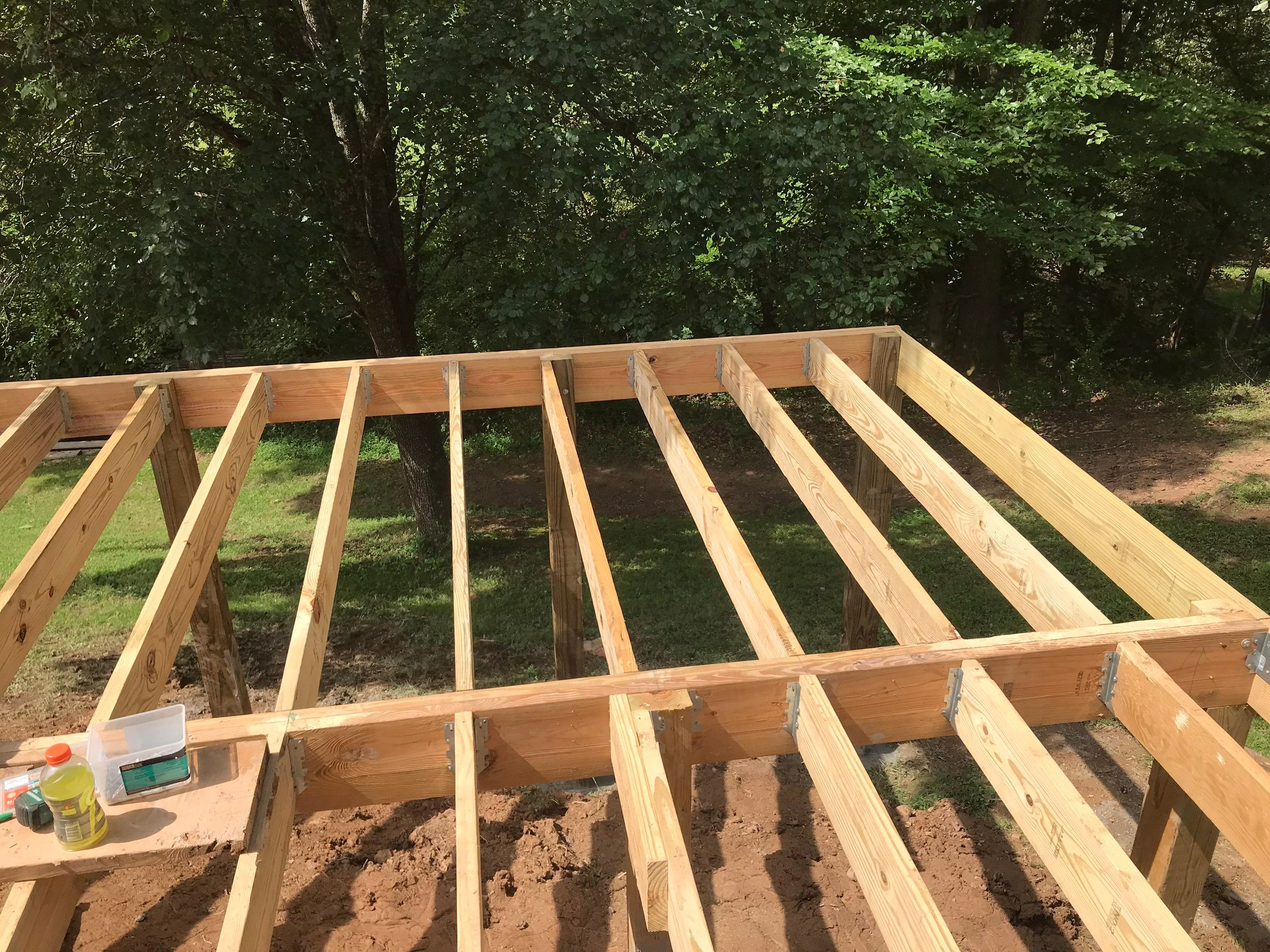 Deck Installation using Pressure Treated Lumber by Secure Construction Company Inc