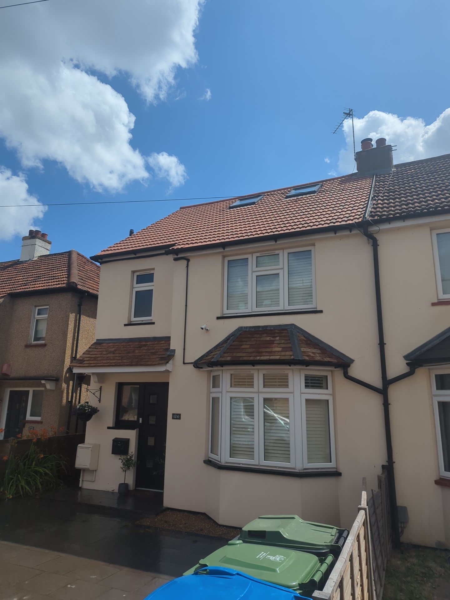 Roof Clean - Moss Removal using Honda 15lpm Low Pressure Washing Machine by Ges Exterior Cleaning ltd