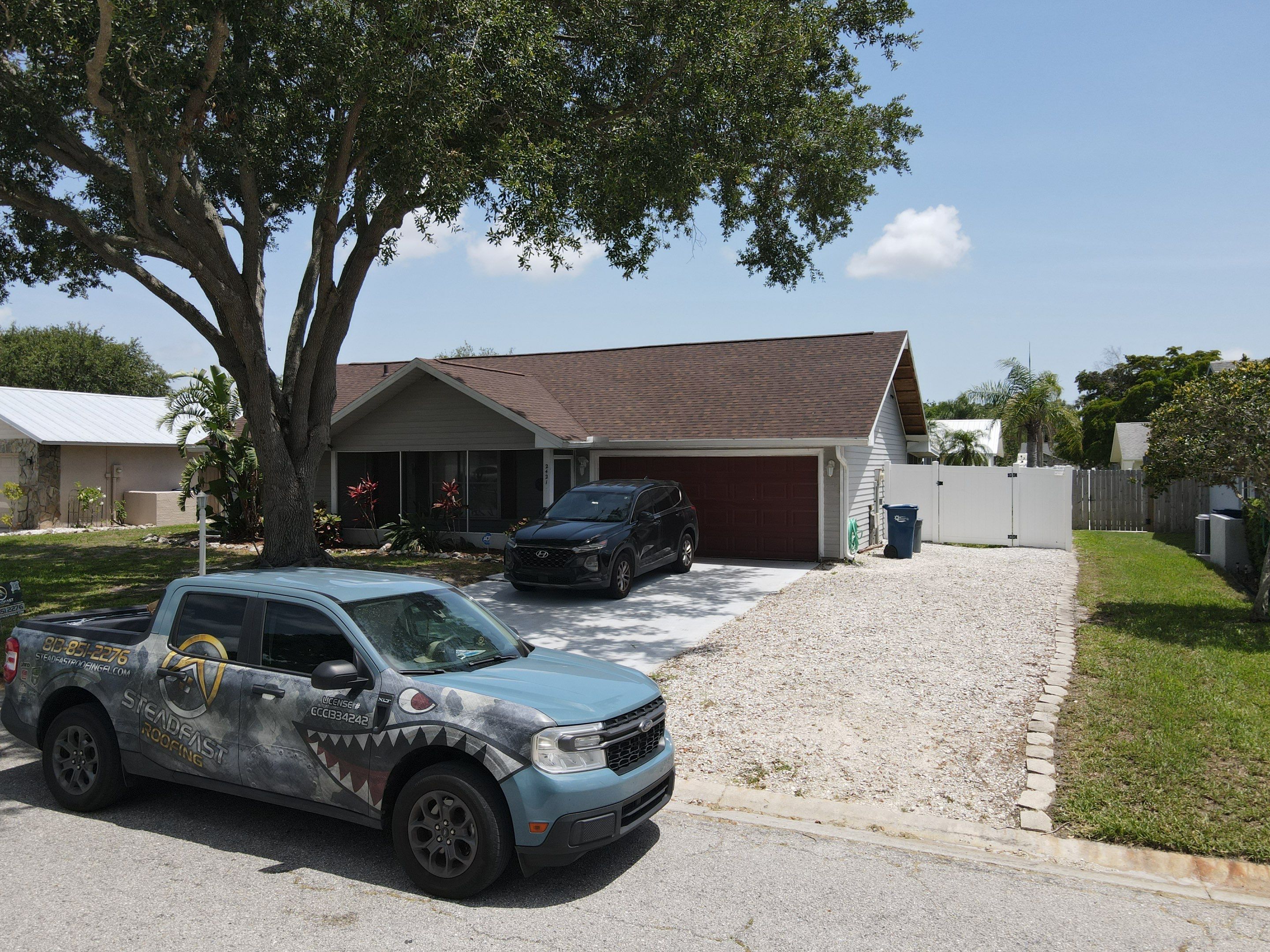 Roof Replacement in Palmetto, FL. by Steadfast Roofing