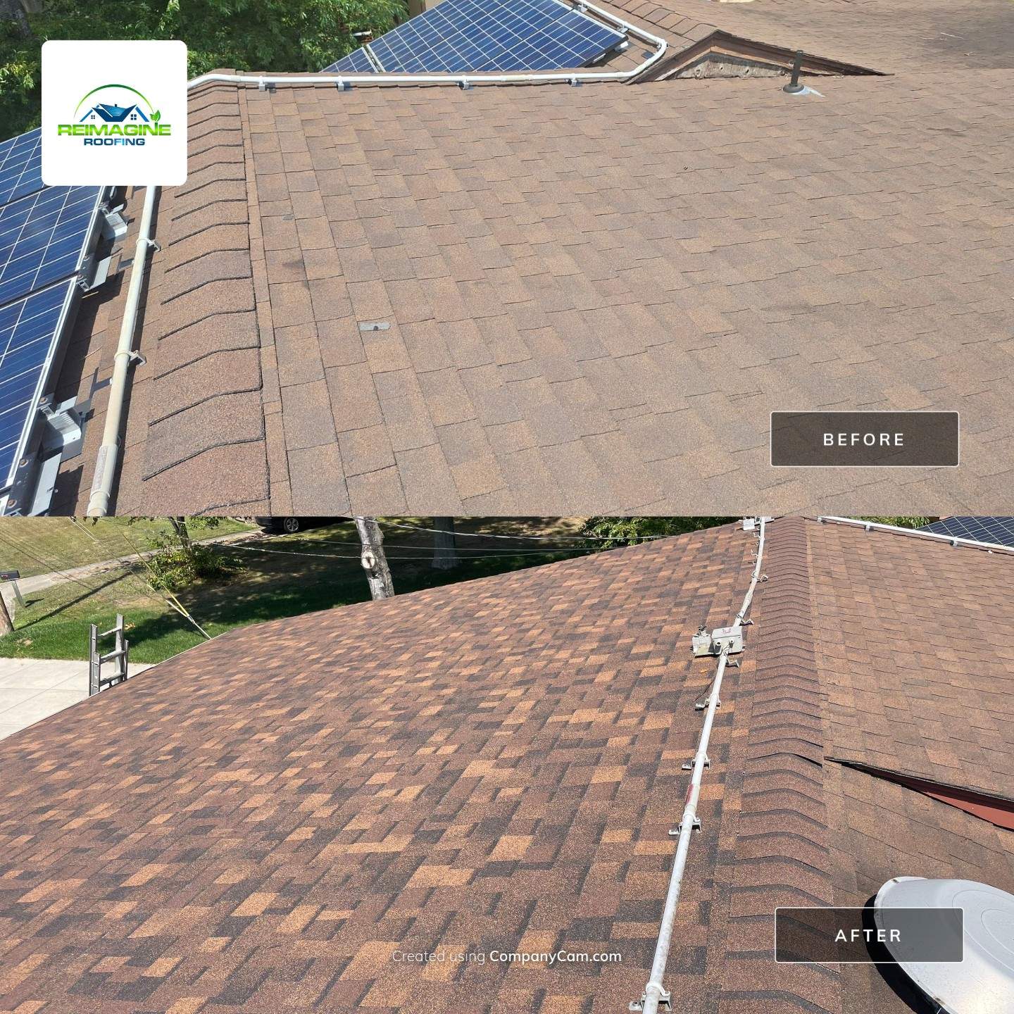 Brownwood Shingles by Reimagine Roofing