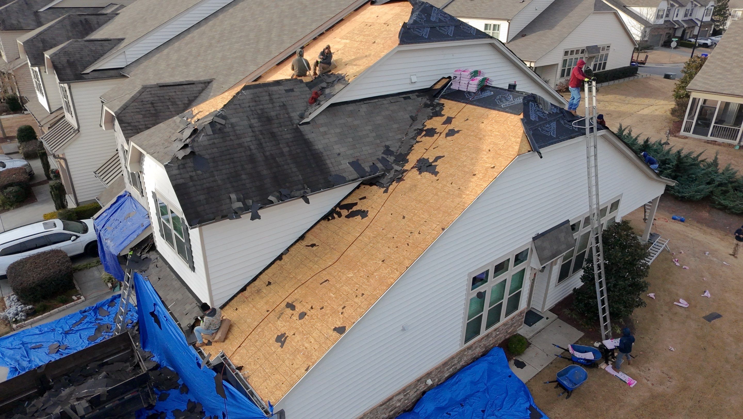 Residential Roof Replacement and Shingle Installation in Hillsborough by Carolina Professional Roofing, Inc
