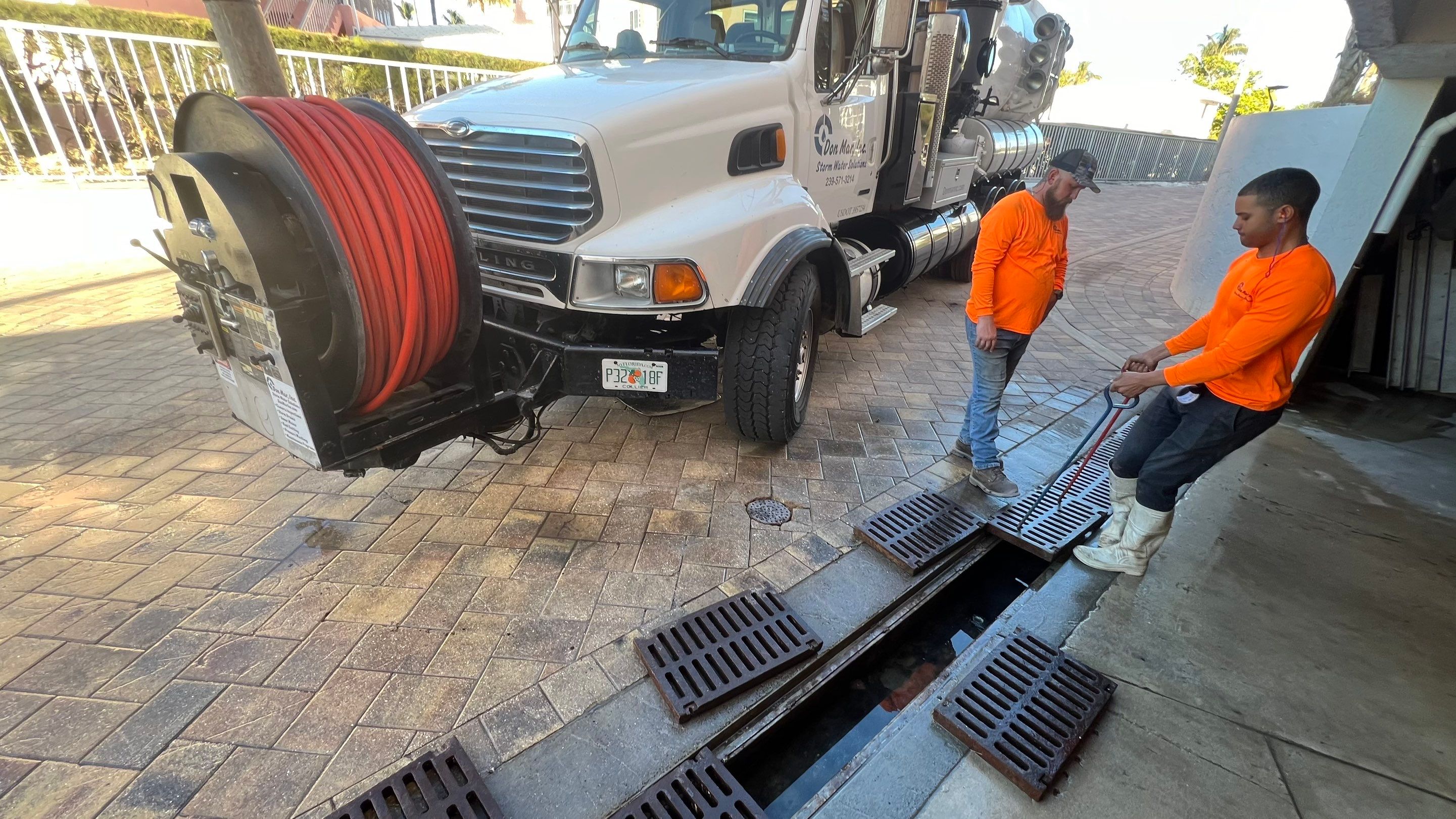 Naples Condo Complex Stormwater System Maintenance and Hurricane Cleanup by Don Mar, Inc. Storm Water Solutions