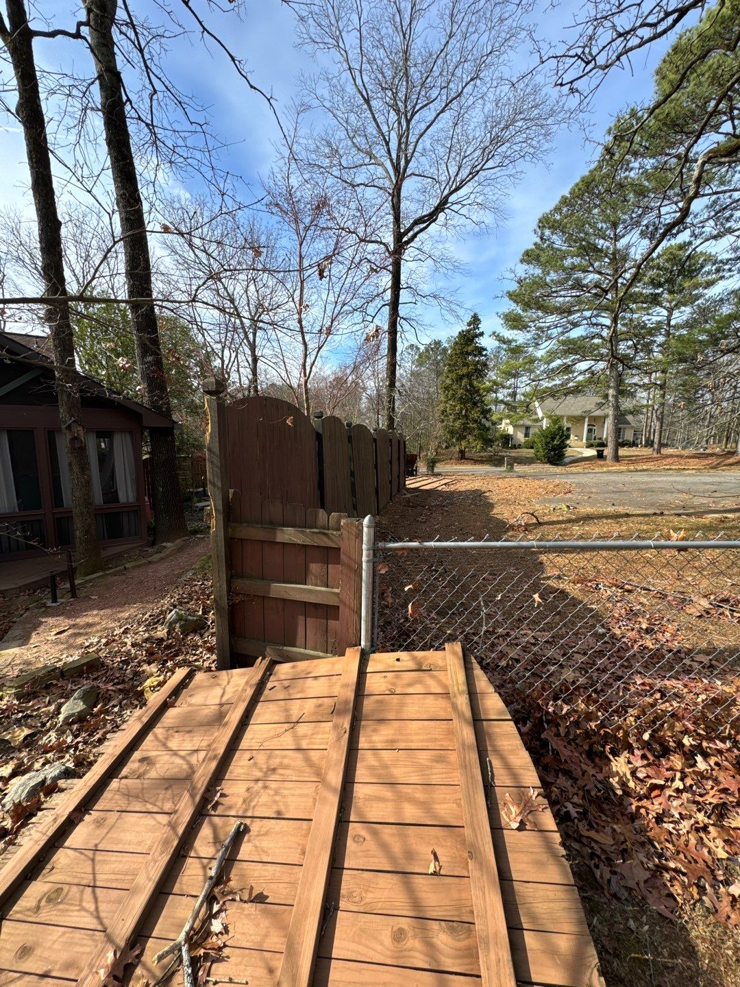 Wendover Drive - Fence by Pillar and Pine