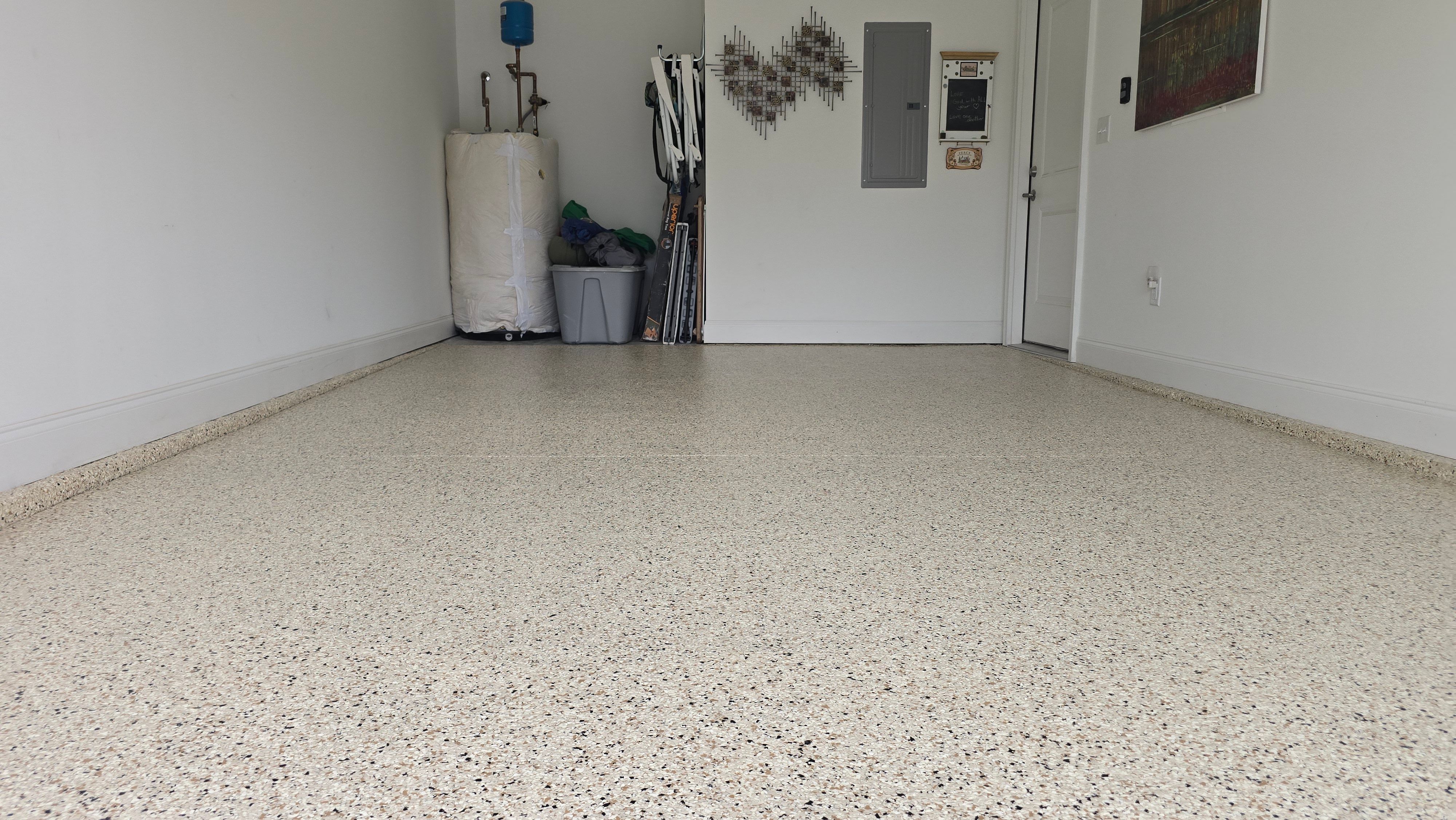 Garage & Front Porch Using Shoreline by Elite Floor Solutions