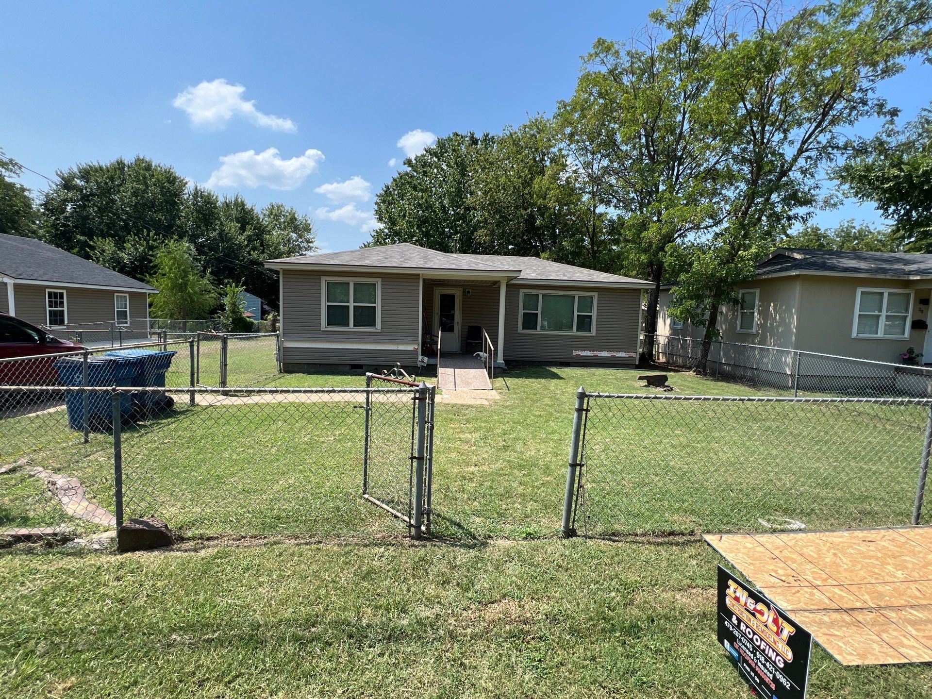 Hail damage & tornado damage restoration.  by In & Out Construction & Remodeling, LLC