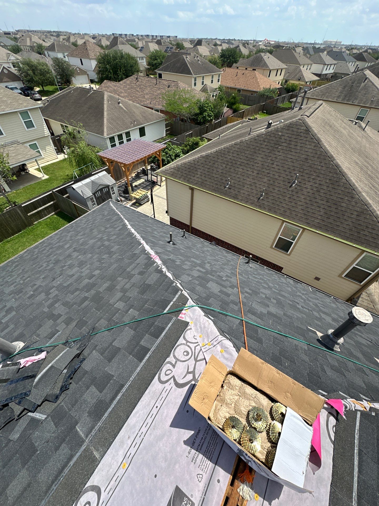 Project in Katy by Motion Roofing