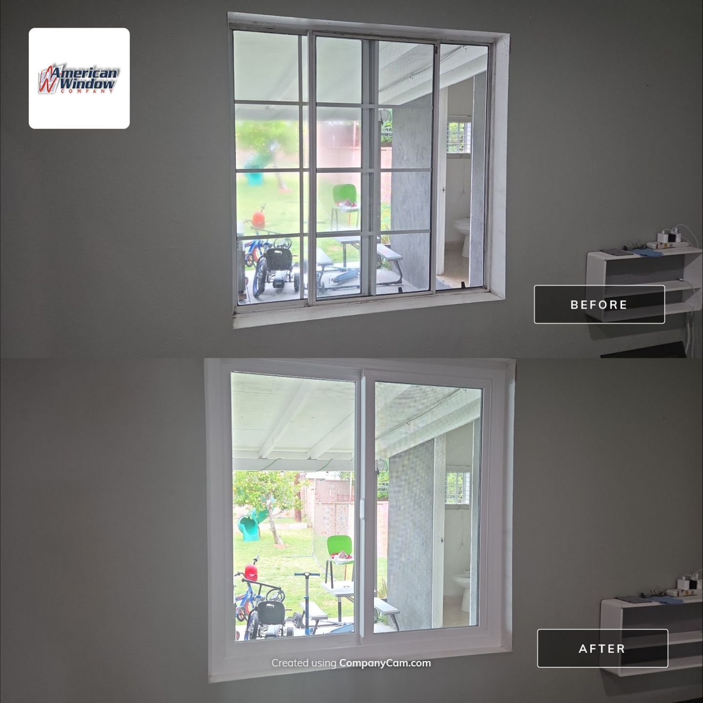 Milgard Tuscany window installation in Whittier, CA by American Window Company