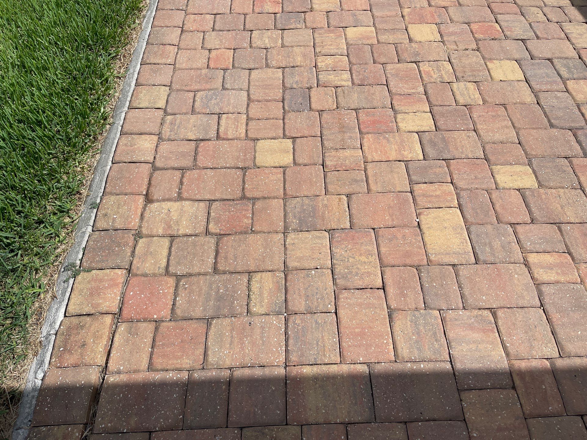 Paver Driveway using Concrete Sealant by DuraSeal