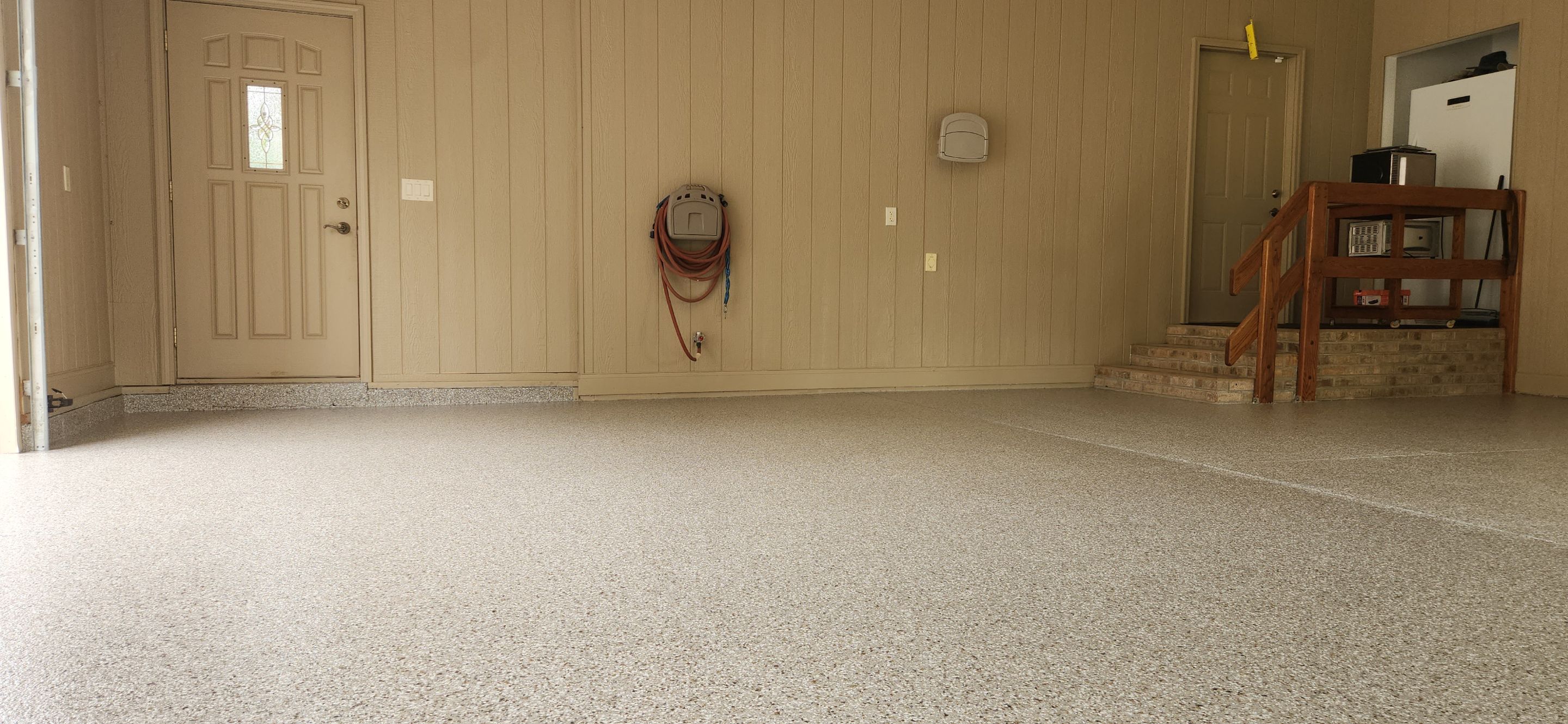 Garage using Creekbed by Elite Floor Solutions