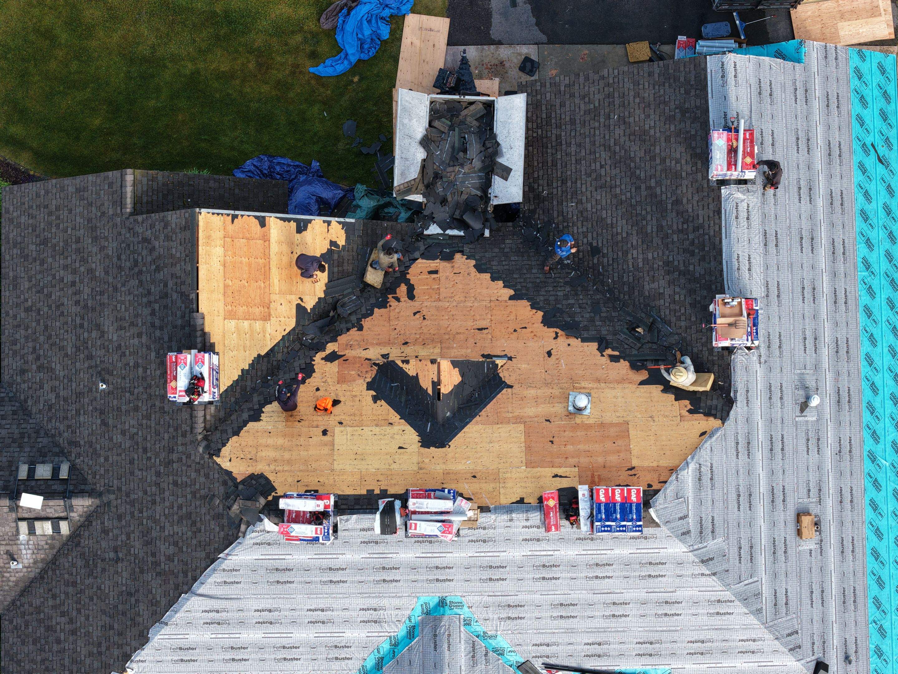 Roof Replacement using GAF Timberline HDZ - Midnight Mesa  by Montana Roofing Solutions