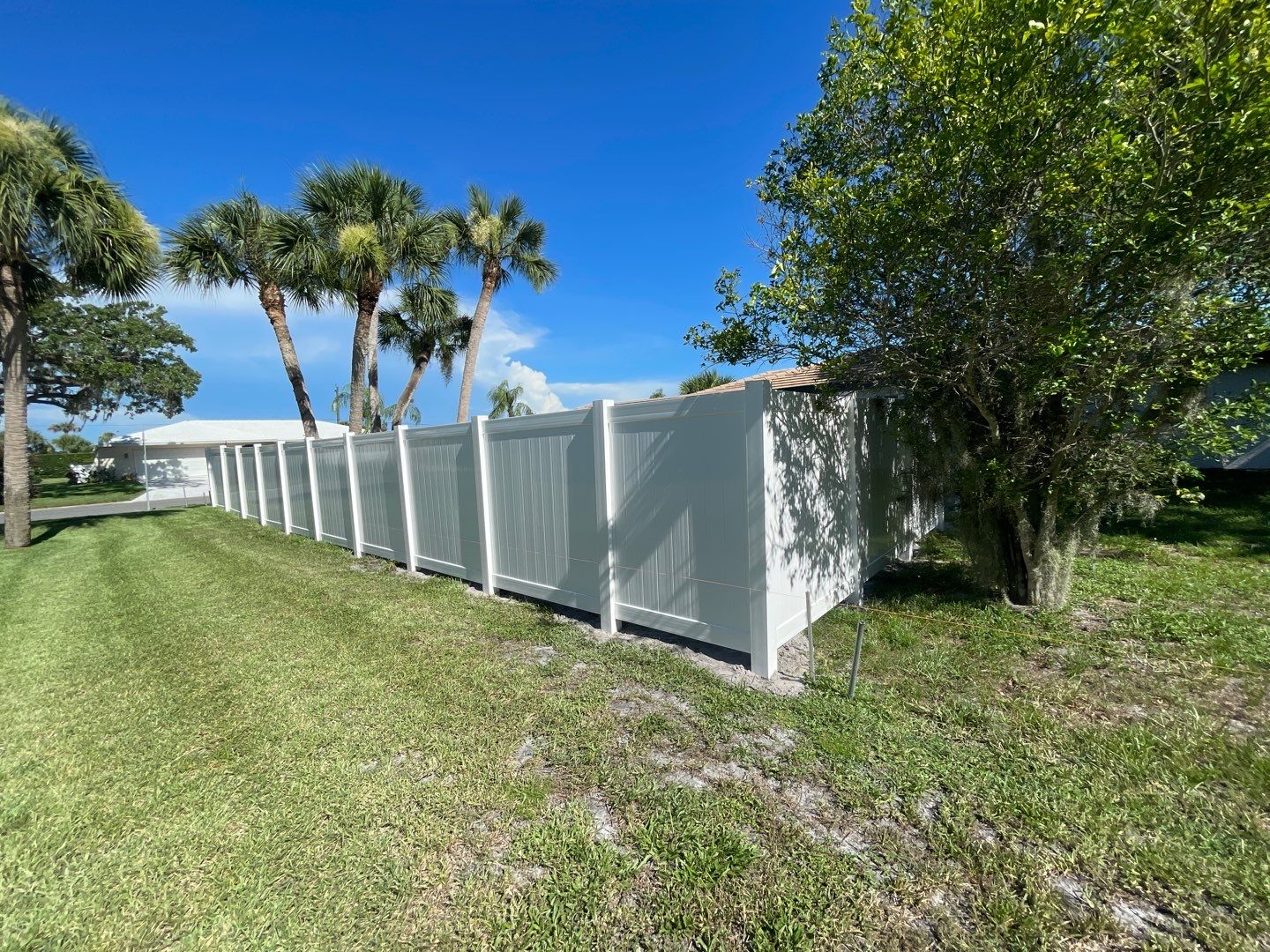 Nokomis, FL 6ft. Tall White Vinyl Privacy Fence by Asap fence and gates, LLC