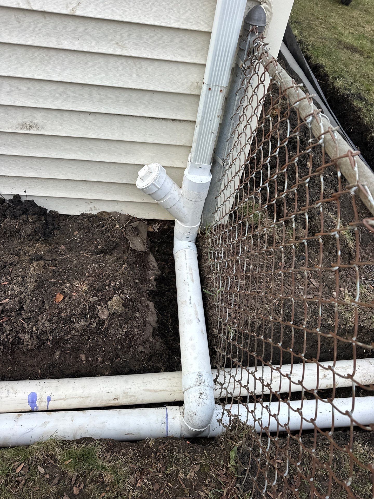 French drain and Sump pump reroute to flo well by A&N