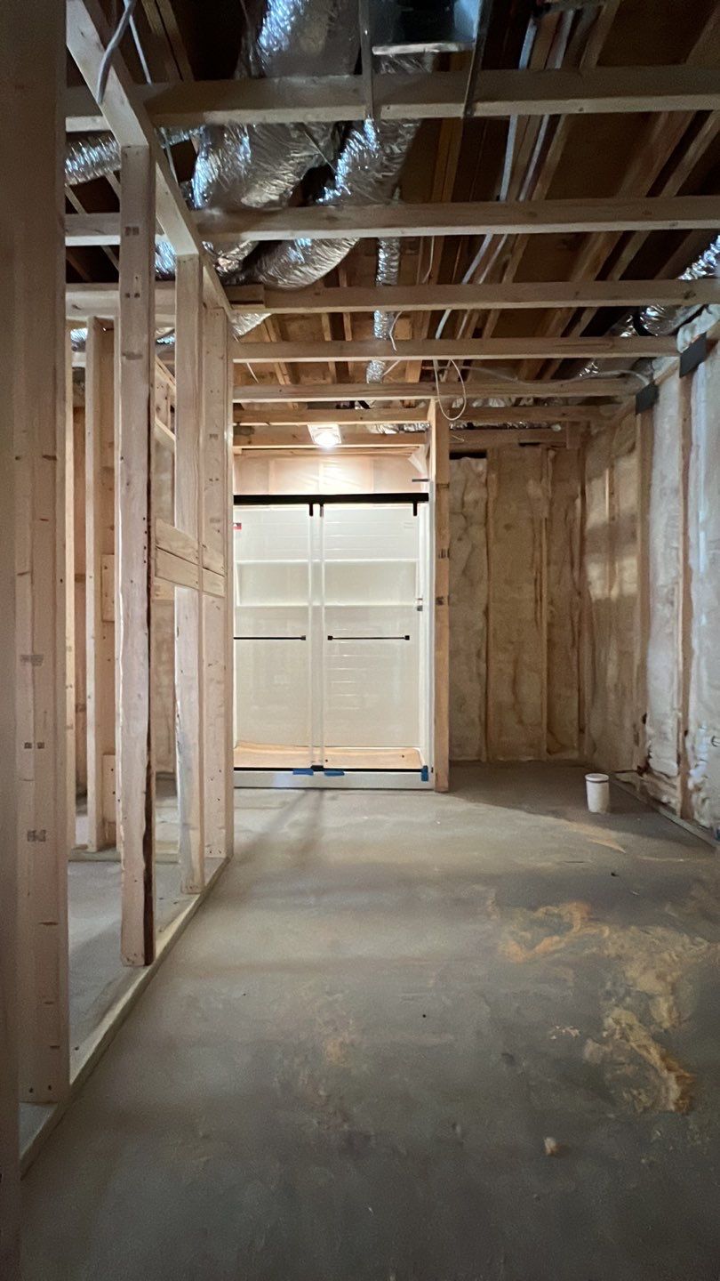 Modern Basement Finishing Project in Acworth Featuring Custom Wet Bar by Swift Home Renovations