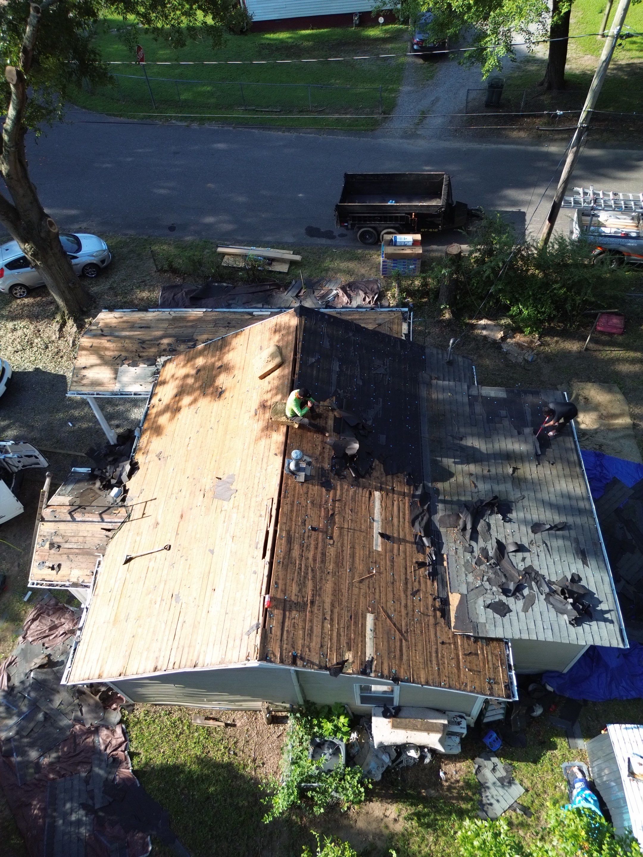 Roof replacement, gutter and interior repair by hail damage by Just Brilliant Restoration JBR