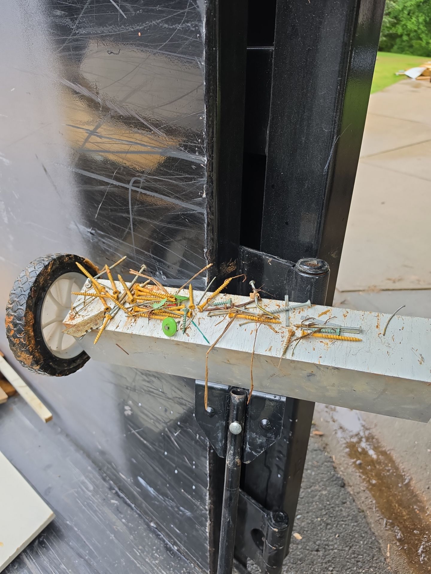 Job site clean up in Indian Land by Badger Hauling