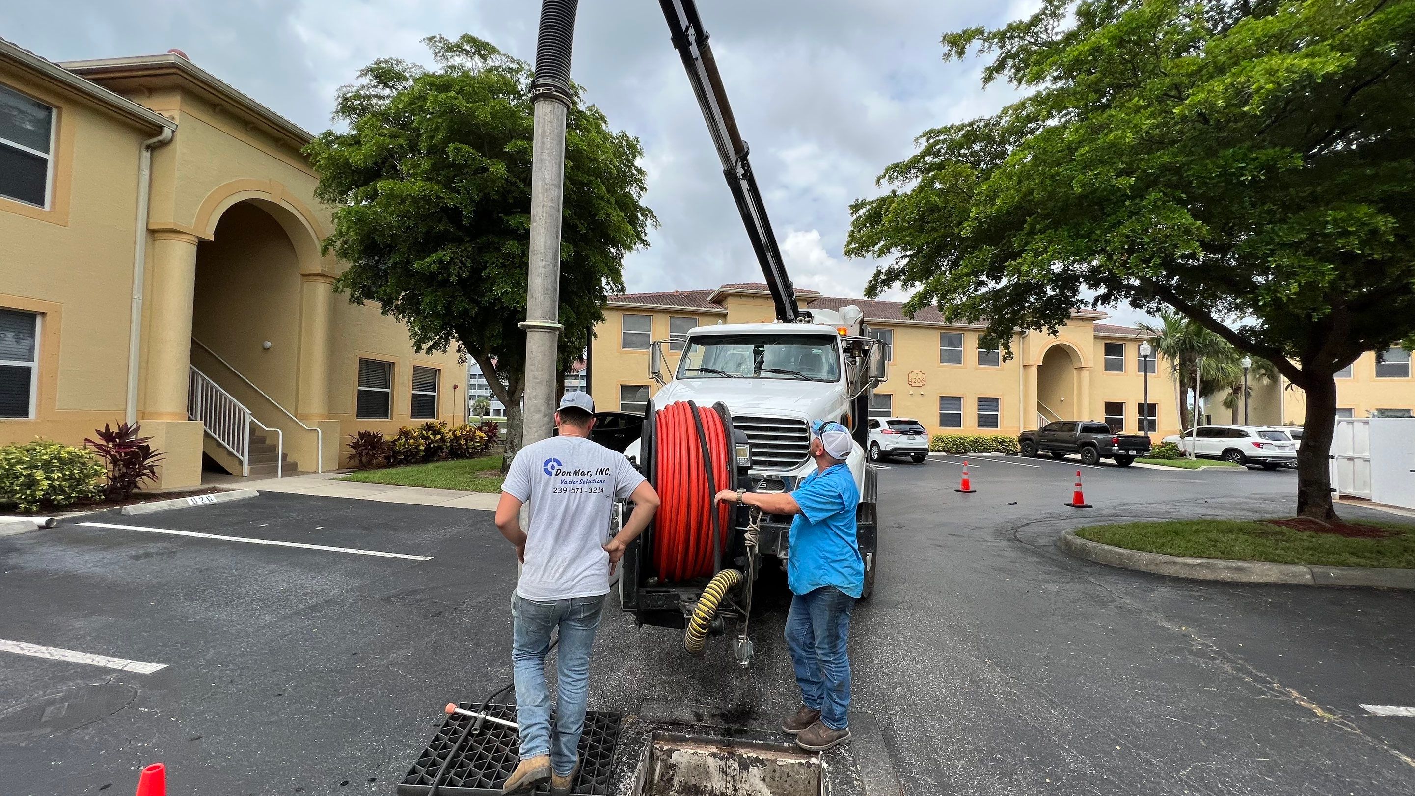 Condo Storm Water System Maintenance by Don Mar, Inc. Storm Water Solutions