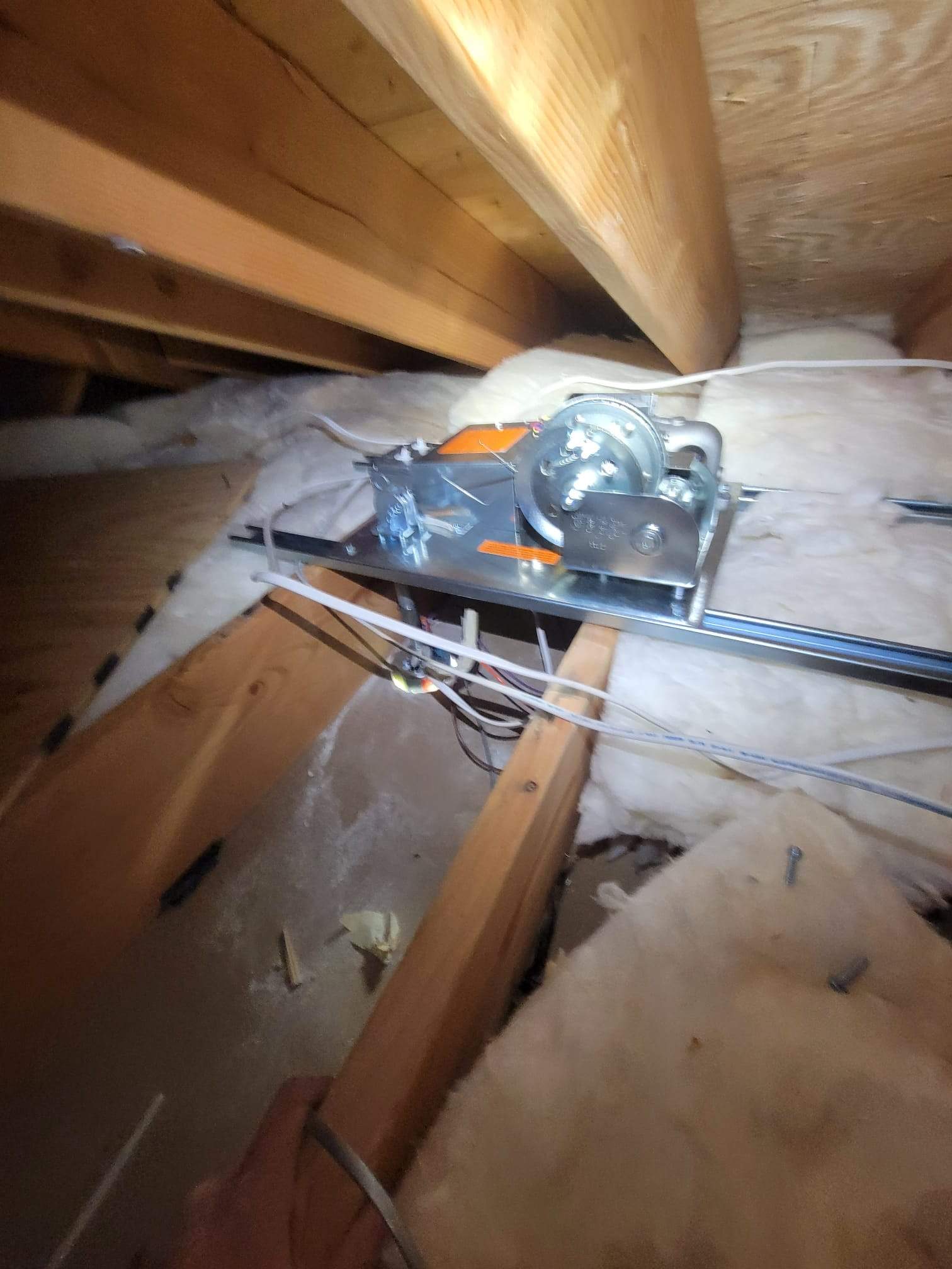 Chandelier and lift installation by Staybright Electric
