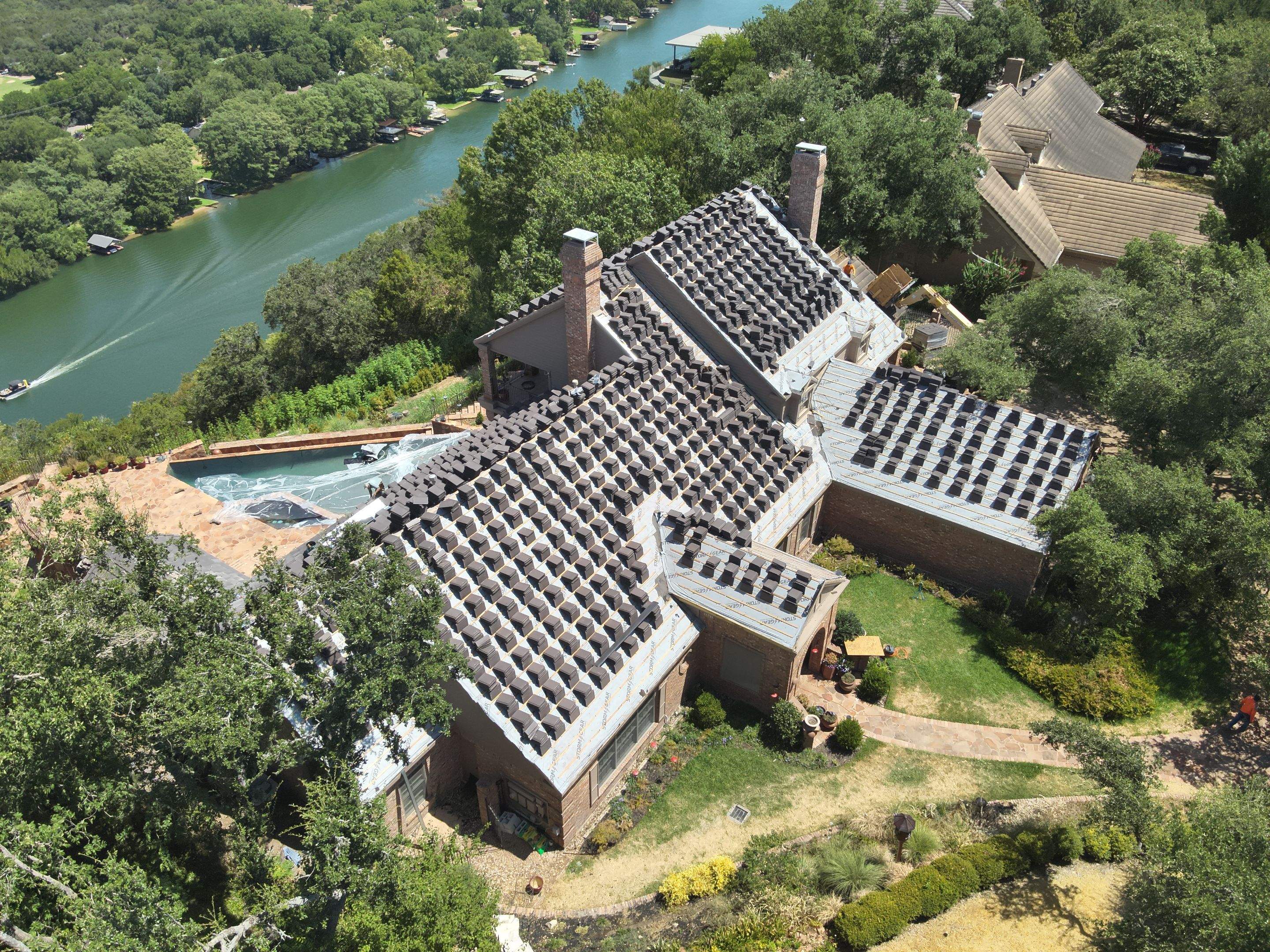 Residential Roof Replacement using  Boral Saxony by Action Exteriors Austin