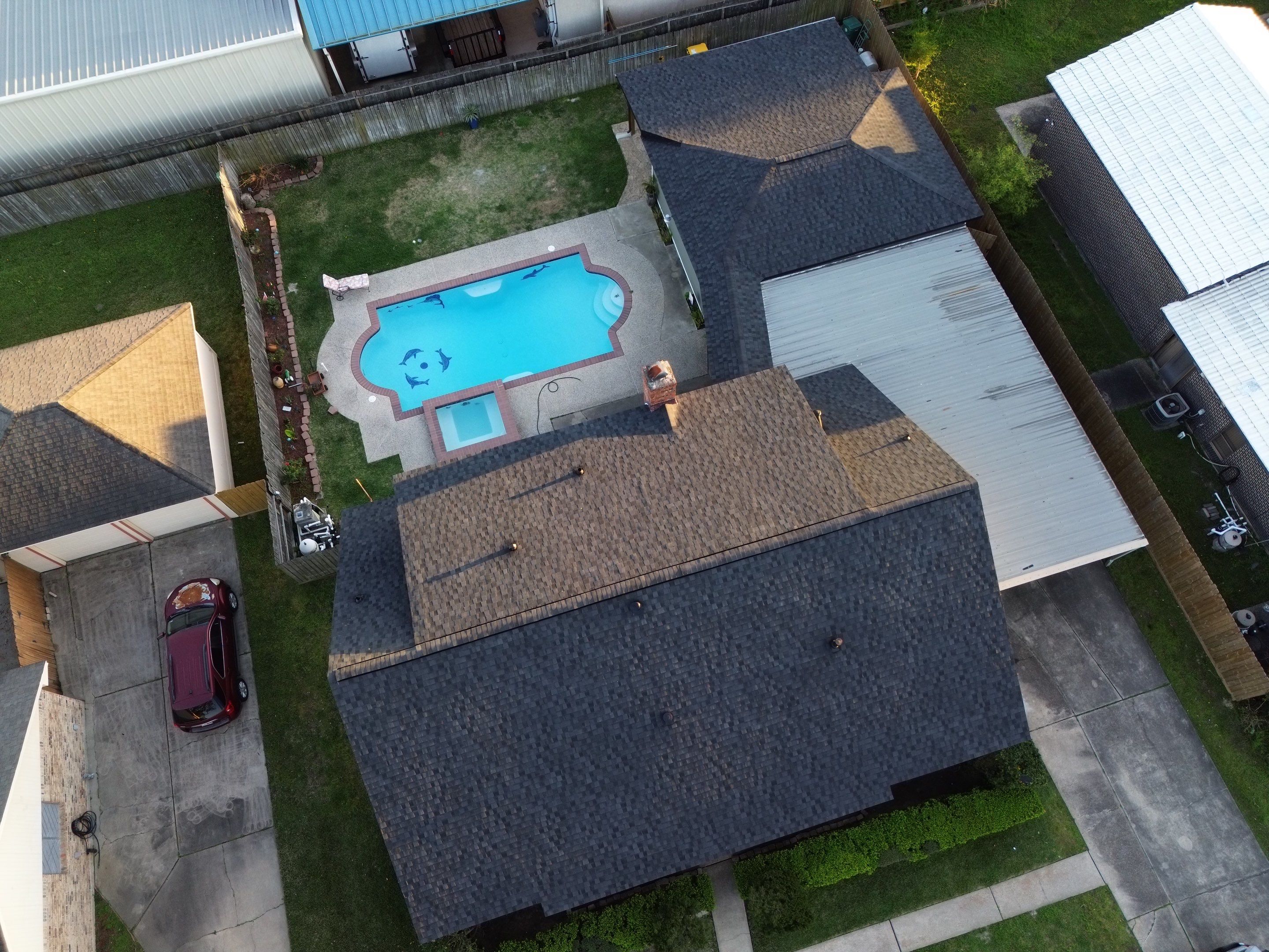Roof Remplacement using Certainteed Patriot Shadow Black by CAP Roofing and Construction LLC