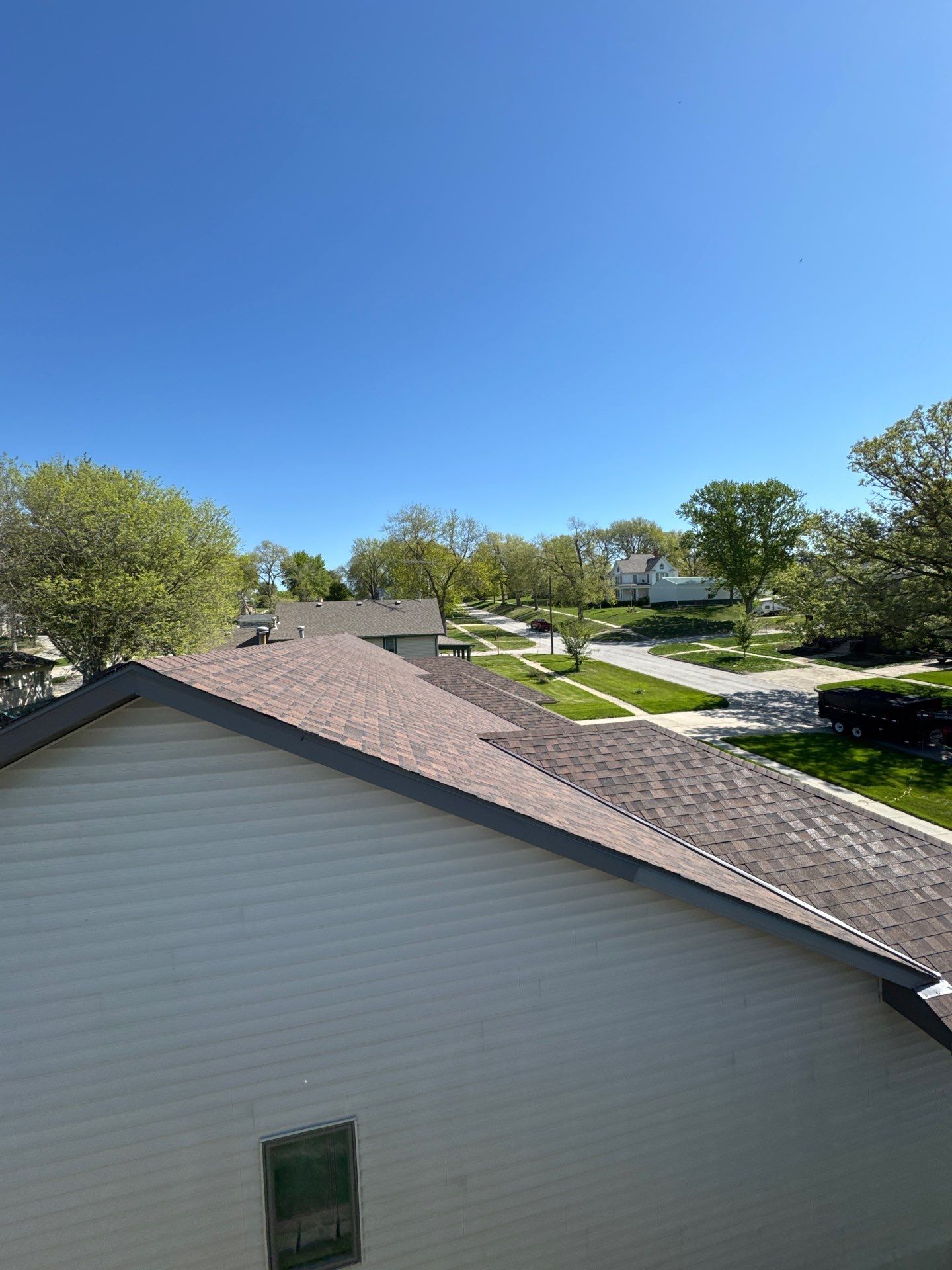 Brown Architectural Shingle Roof Replacement in Wisner, NE by Crows Roofing LLC