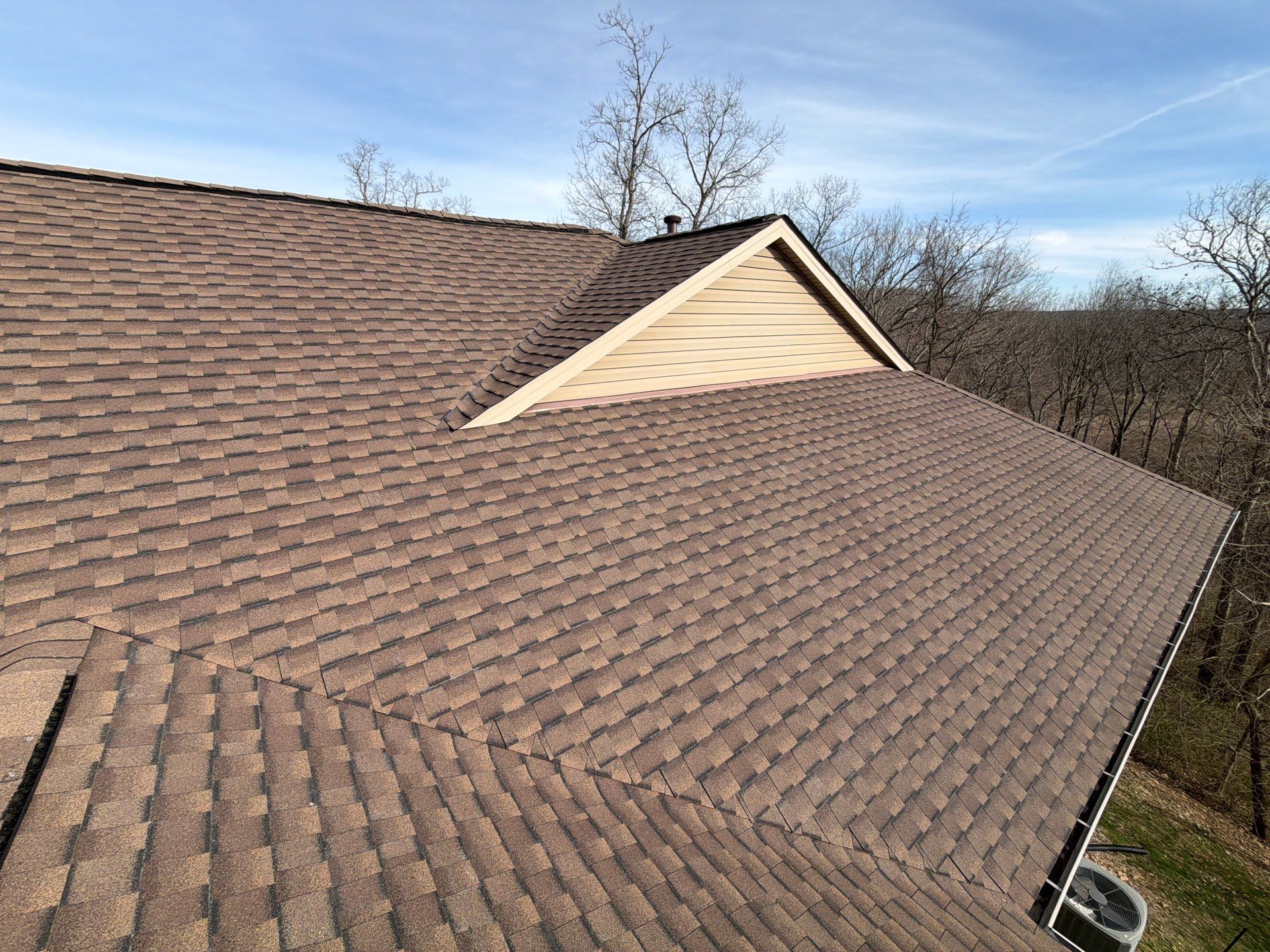 GAF Timberline Shingle Roof Replacement and Siding Repair in Wentzville by Acute Roofing And Exteriors