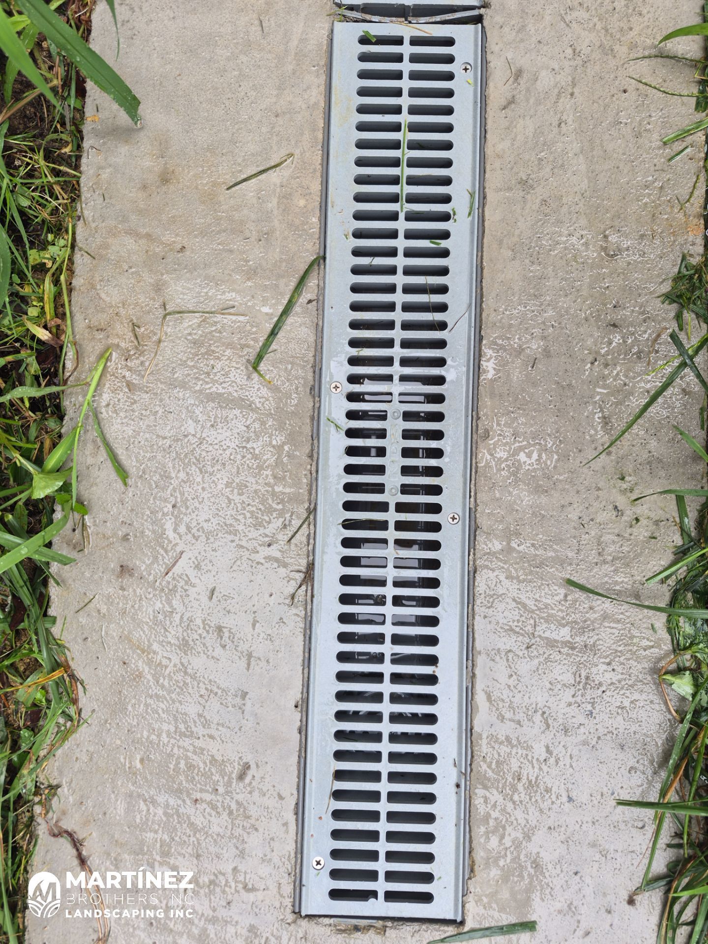 Channel drain installation Durham