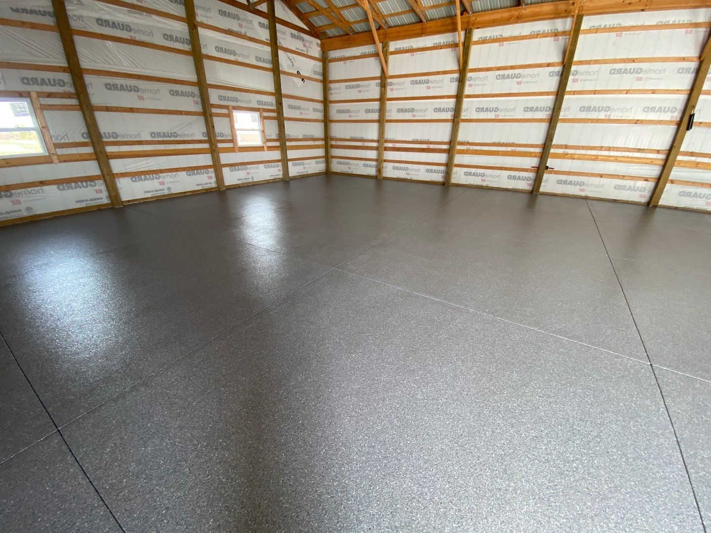 Garage, Barn and Patio Floor using Granite by Your1DayFloor.com