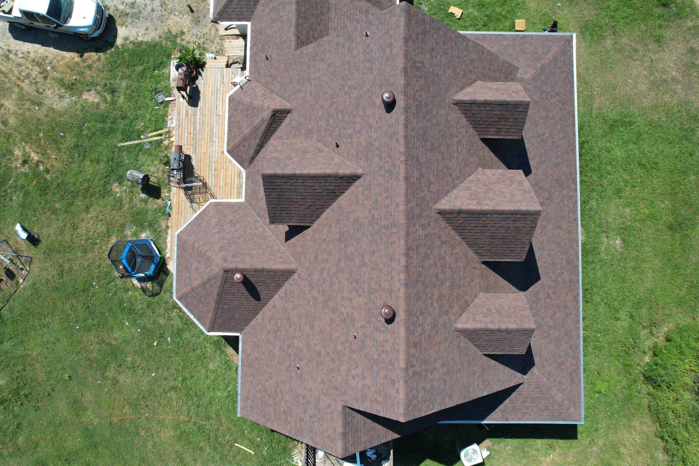 Residential Roofing Installation using Malarkey Highlander NEX by Hostetler Roofing