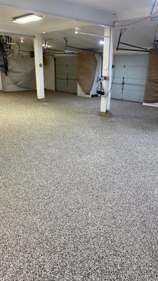 Curt E. gets a new garage floor!