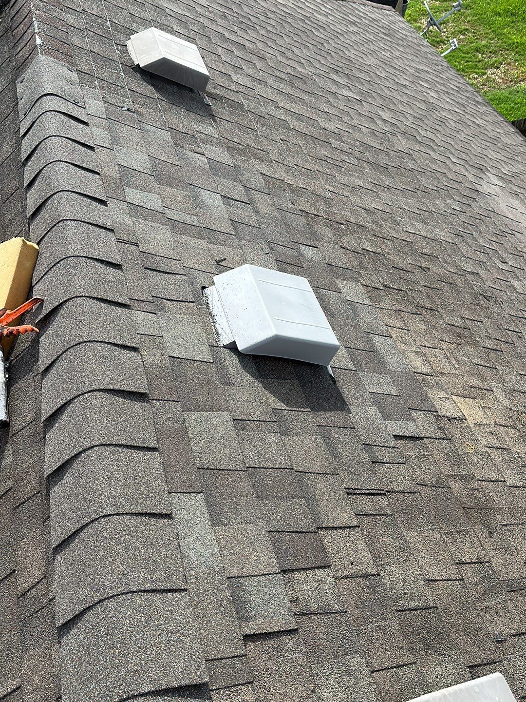 Hail Damage using Owen's Corning Duration (Lifetime) Shingles by Roof Repair Company