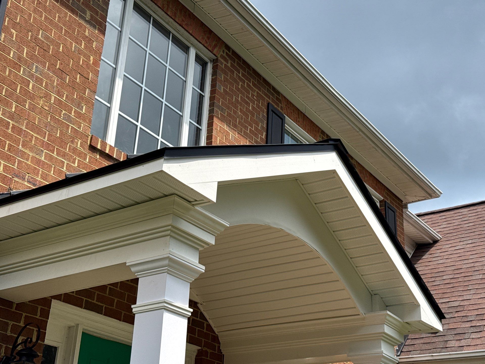 Standing Seam Metal Porch Roof Installation in Mechanicsville, VA by Cade Construction