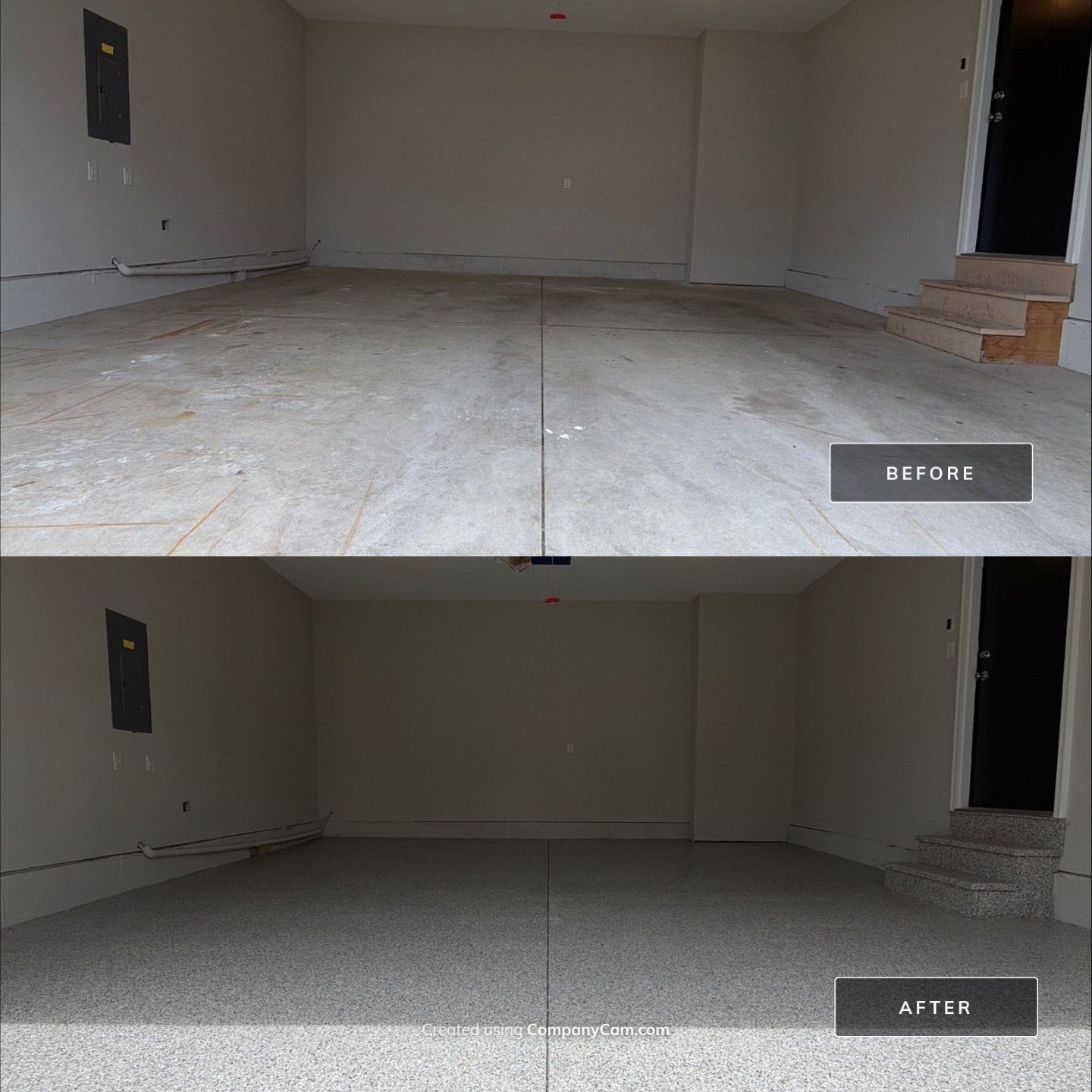 West Des Moines Garage Floor Coating by Revival Concrete Coatings