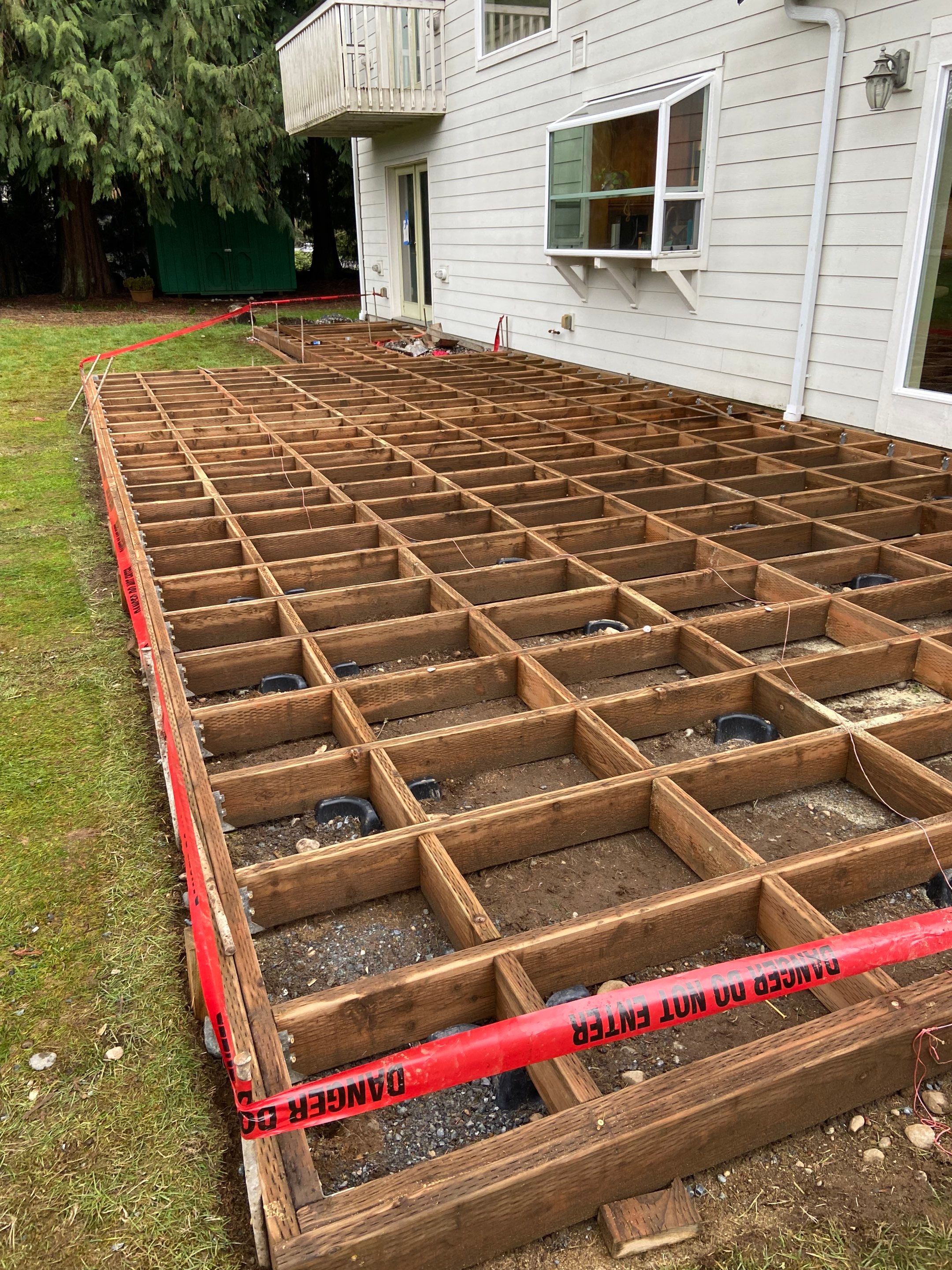 Daniel | Back Deck Installation  by Jireh Asphalt & Concrete Inc 