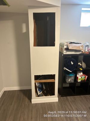Cast Iron Drain Line Repair and Plumbing Access in Medicine Hat