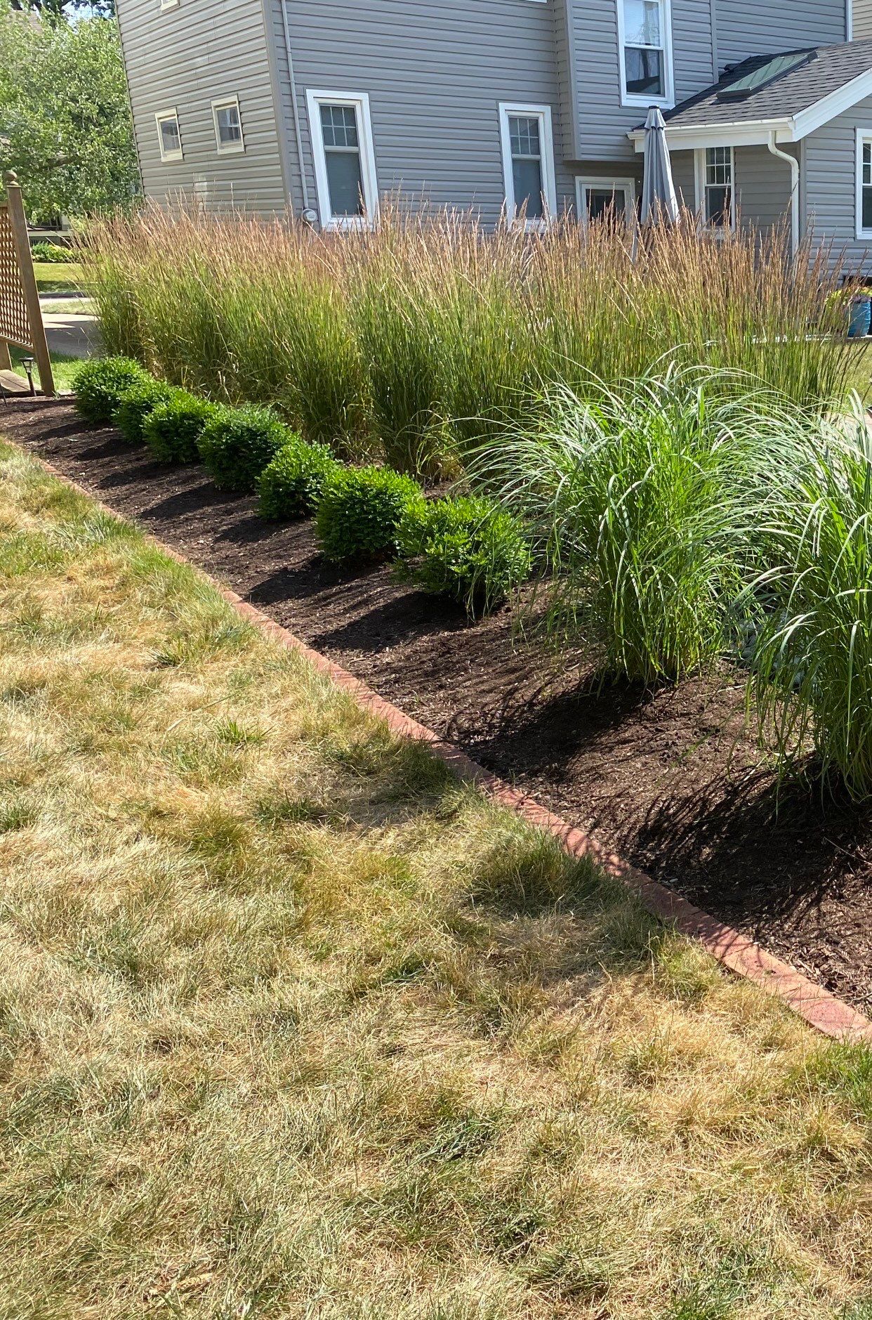 Hardscape Boarder Install by Elm Rose Gardens