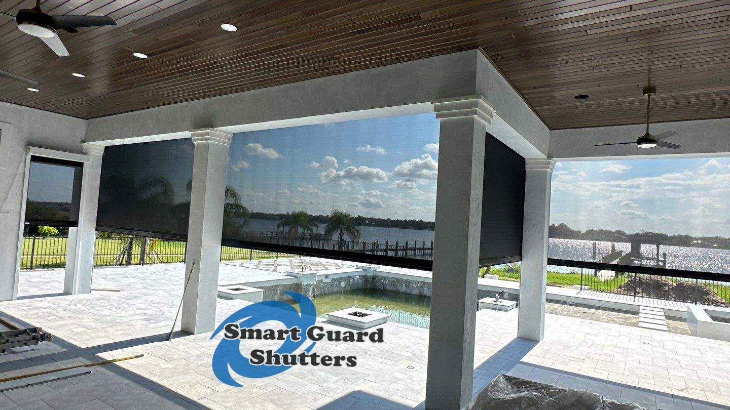 7 UltraShield Motorized Hurricane Screen by Smart Guard Shutters