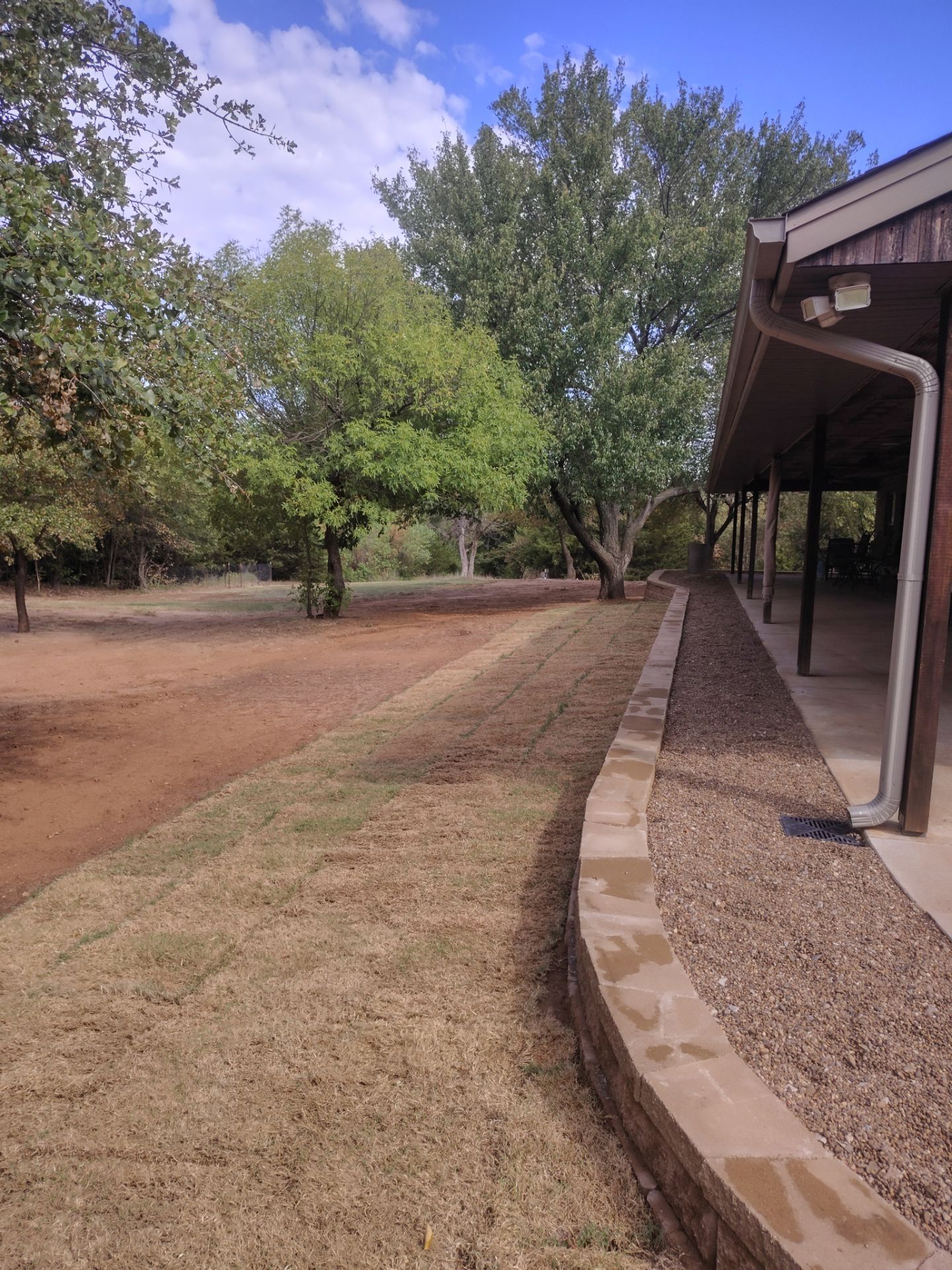 Retaining Wall by Clays Services Inc