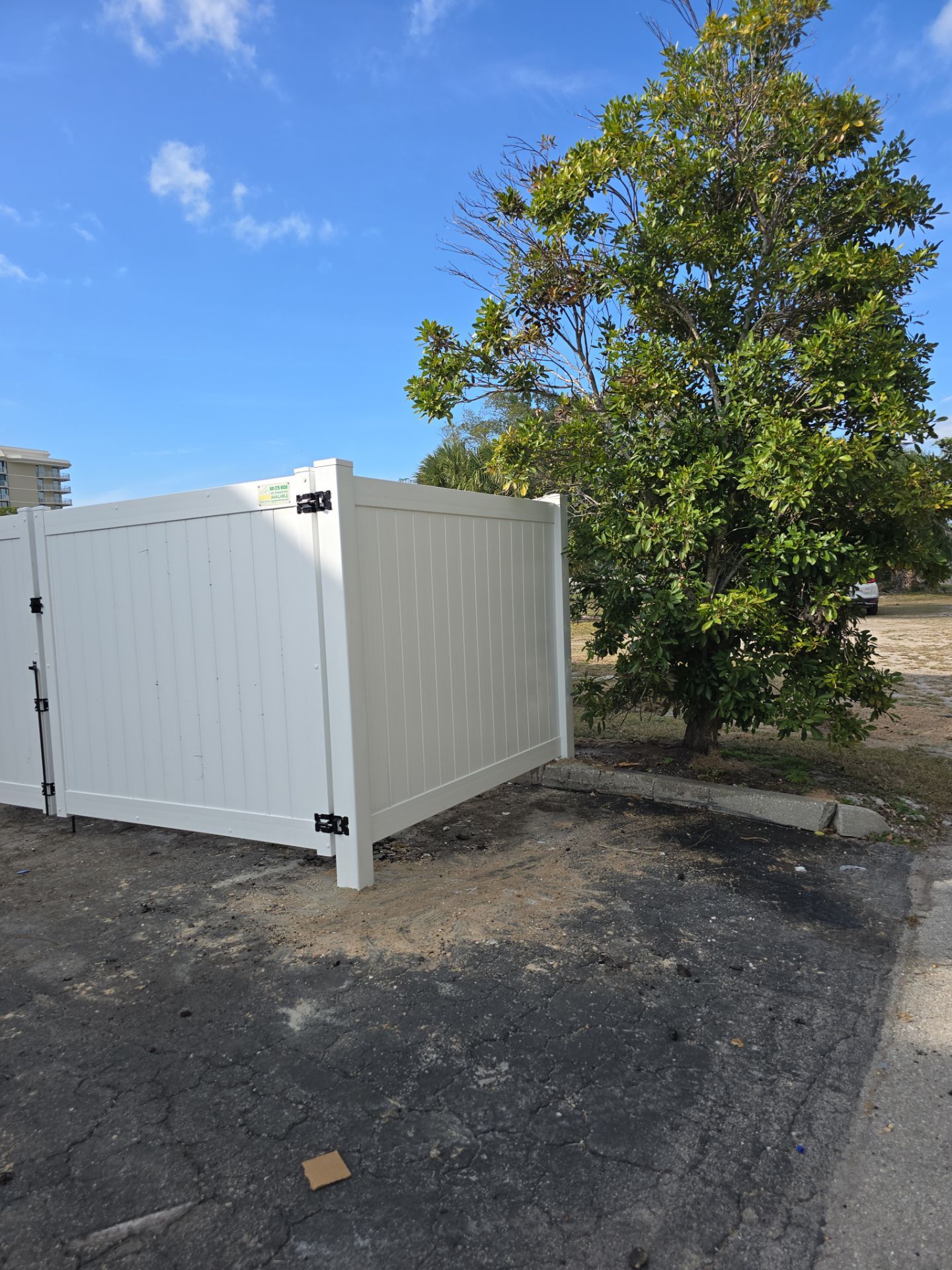 Dumpster Enclosure in Marco Island by True Fence LLC