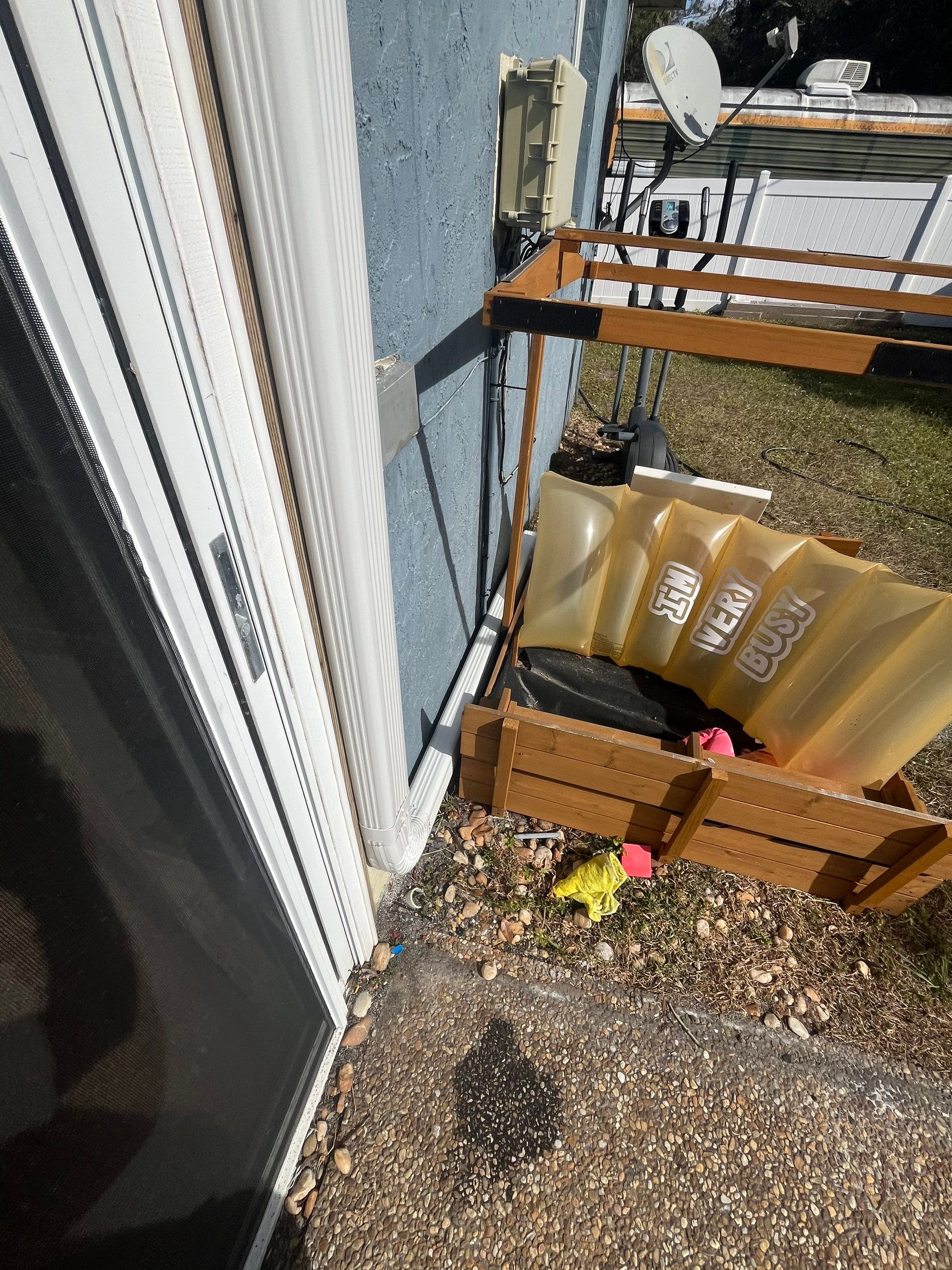 White 6-inch K-Style Gutters for Sarasota Homes by Gutter Professors