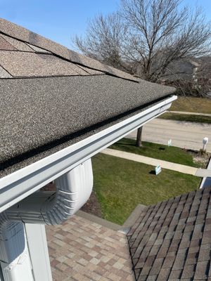 Turtle Shell gutter protection installation in Mokena, IL 60448, photograph 29