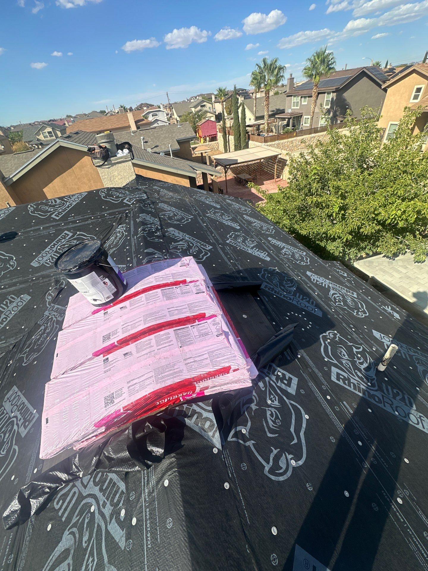 Shingle roof restoration by SPF Services 